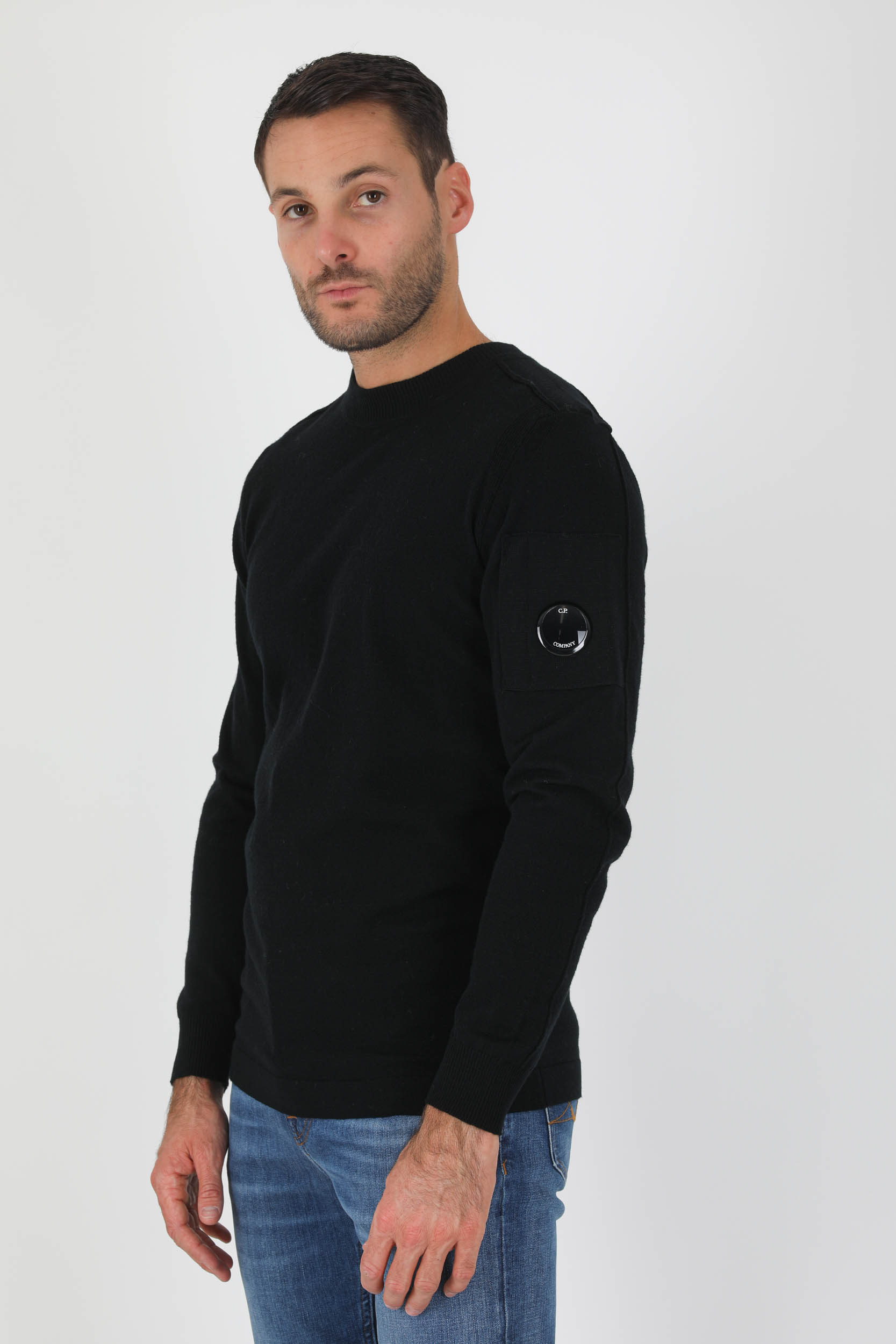 PULL C.P COMPANY MERINOS NOIR N105A-999