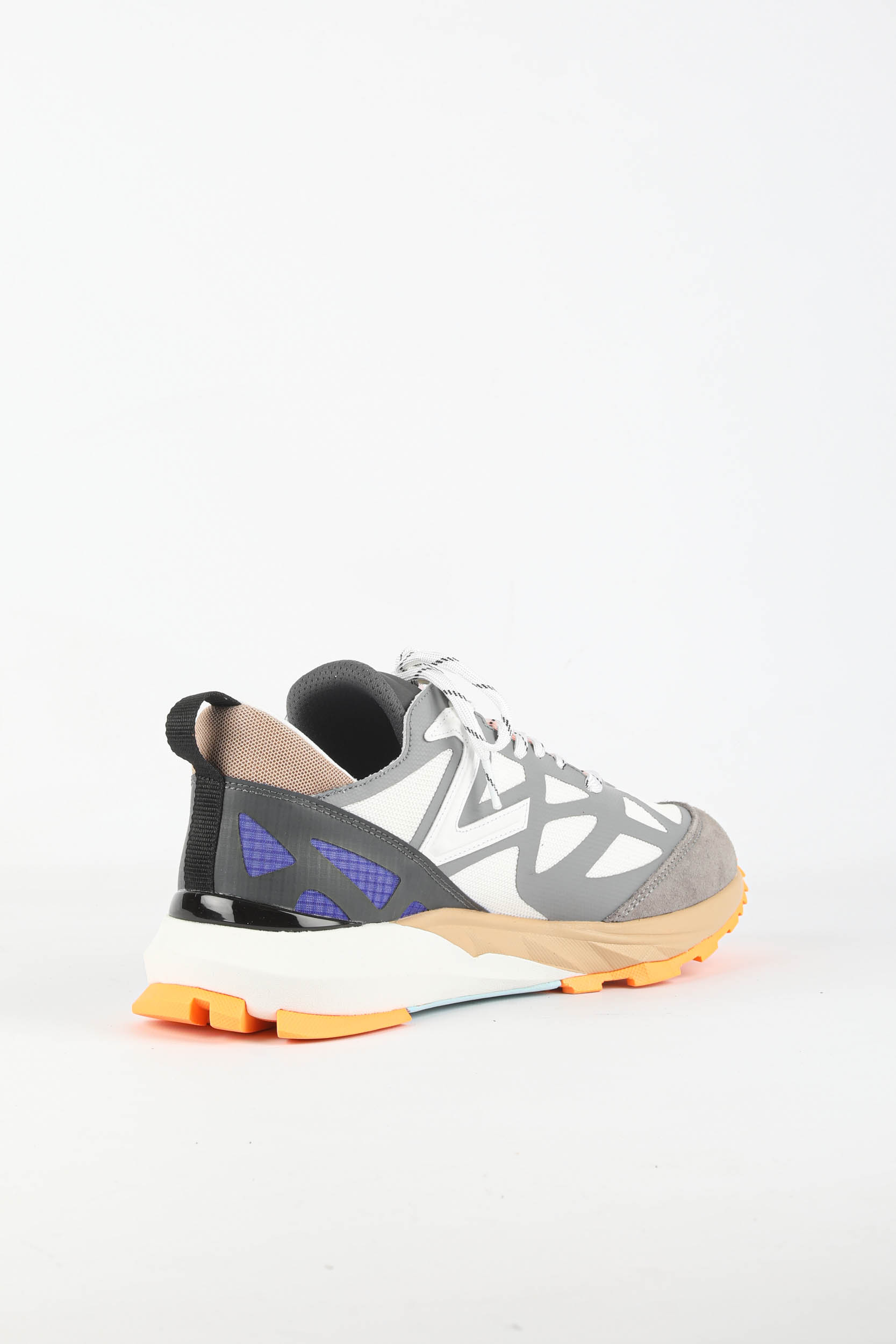 BASKETS PHILIPPE MODEL ROCX GREY ORANGE RXLU-TP02