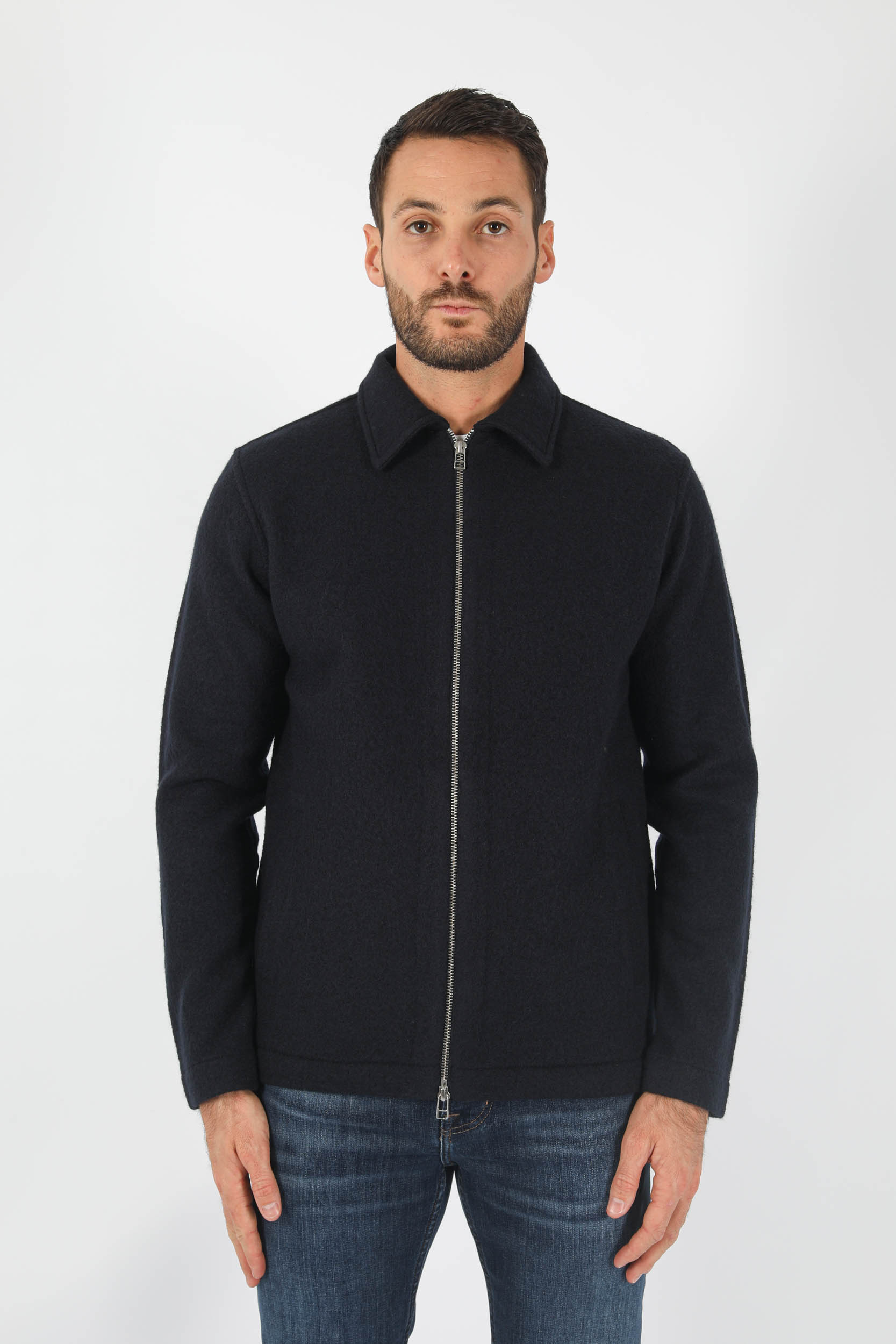 GILET EN LAINE NNO7 MARINE IVAN-NAVY
