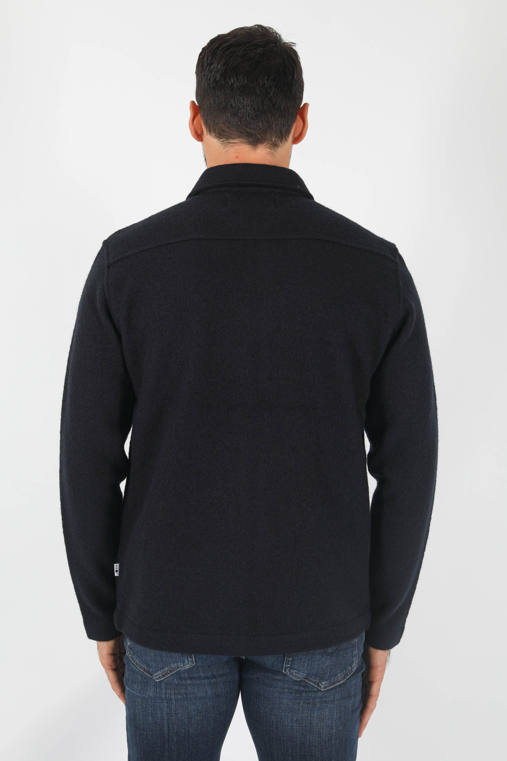 GILET EN LAINE NNO7 MARINE IVAN-NAVY