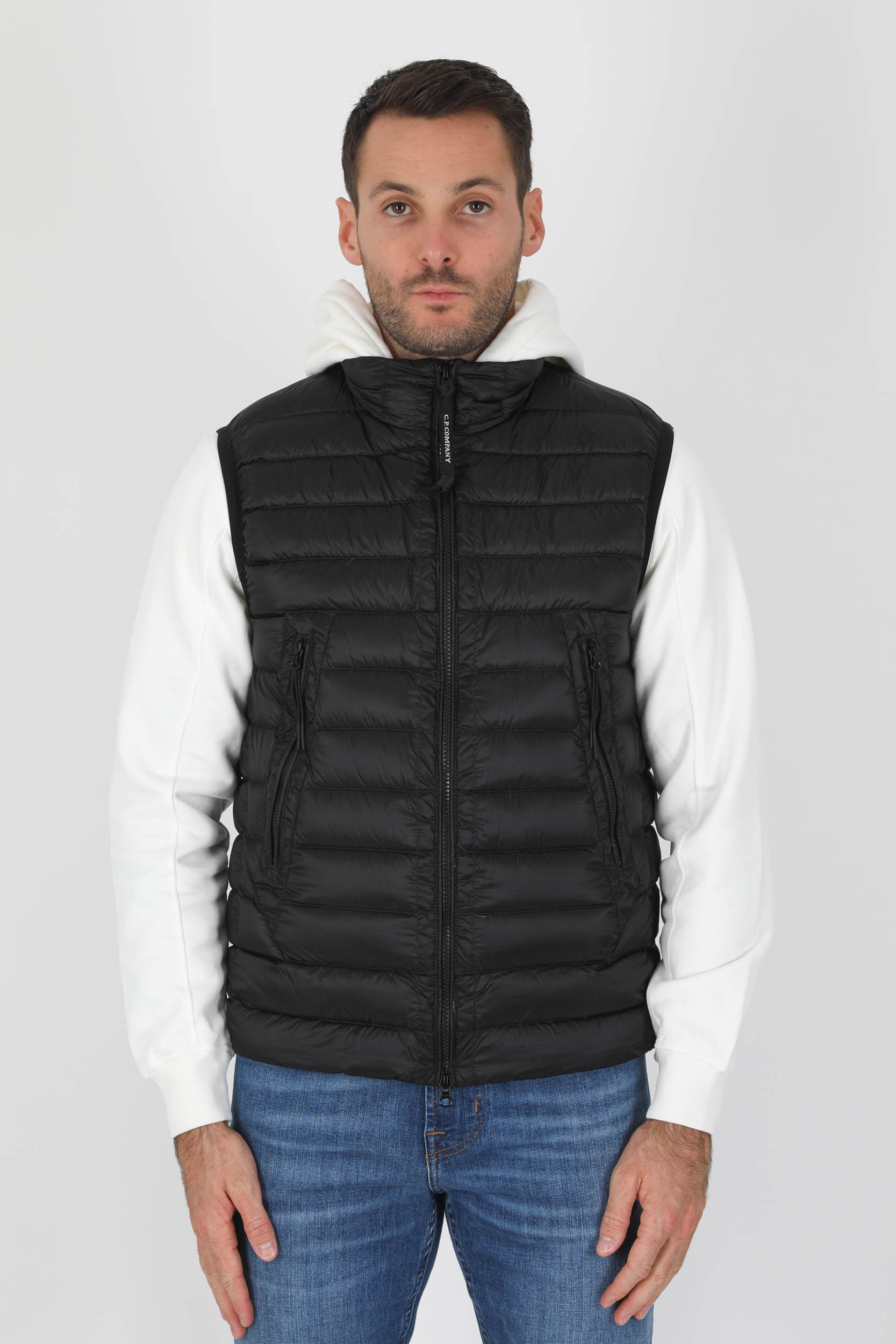 DOUDOUNE SANS MANCHES C.P COMPANY NOIR W170A-999