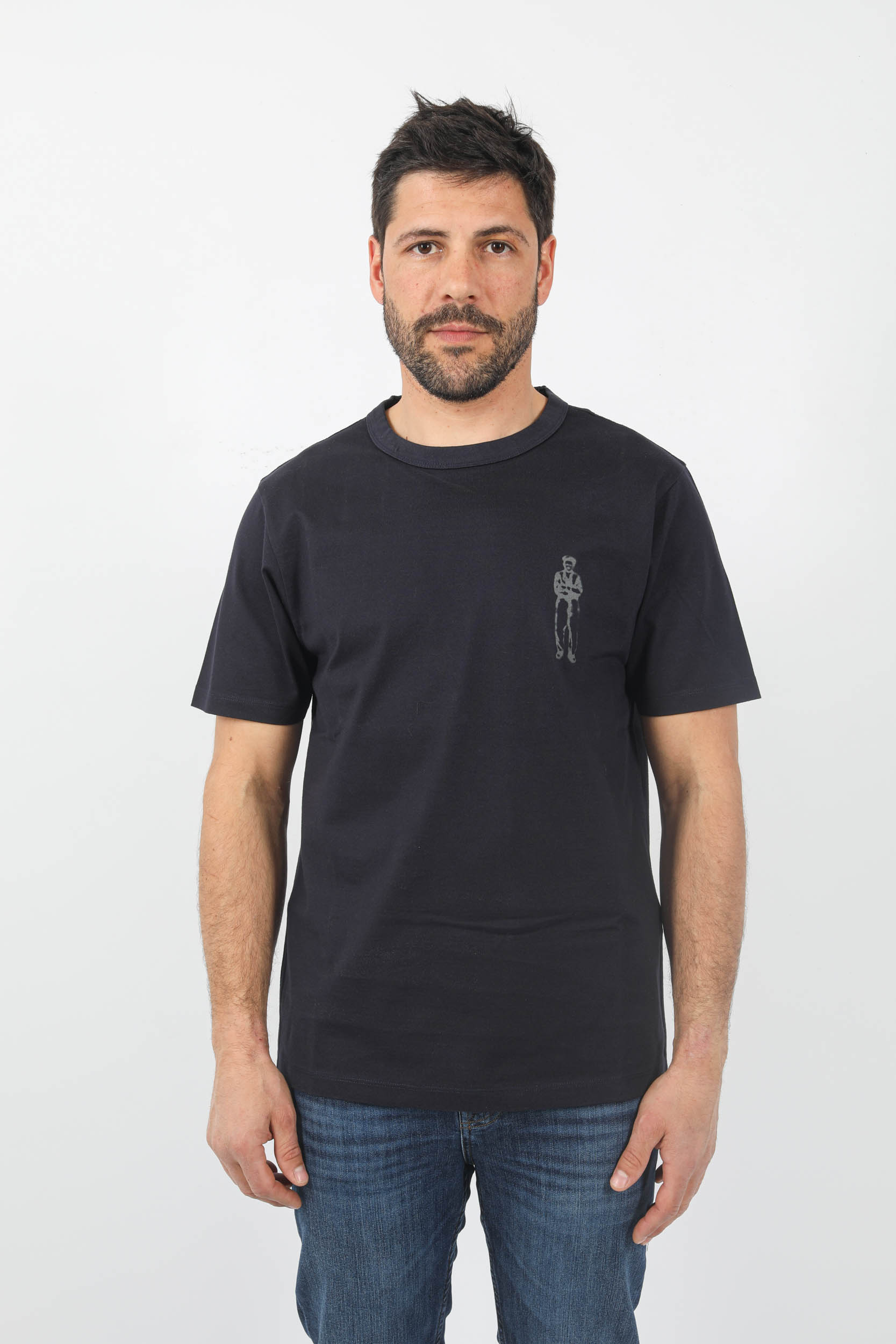 T-SHIRT C.P COMPANY MARINE MARIN S155A-888