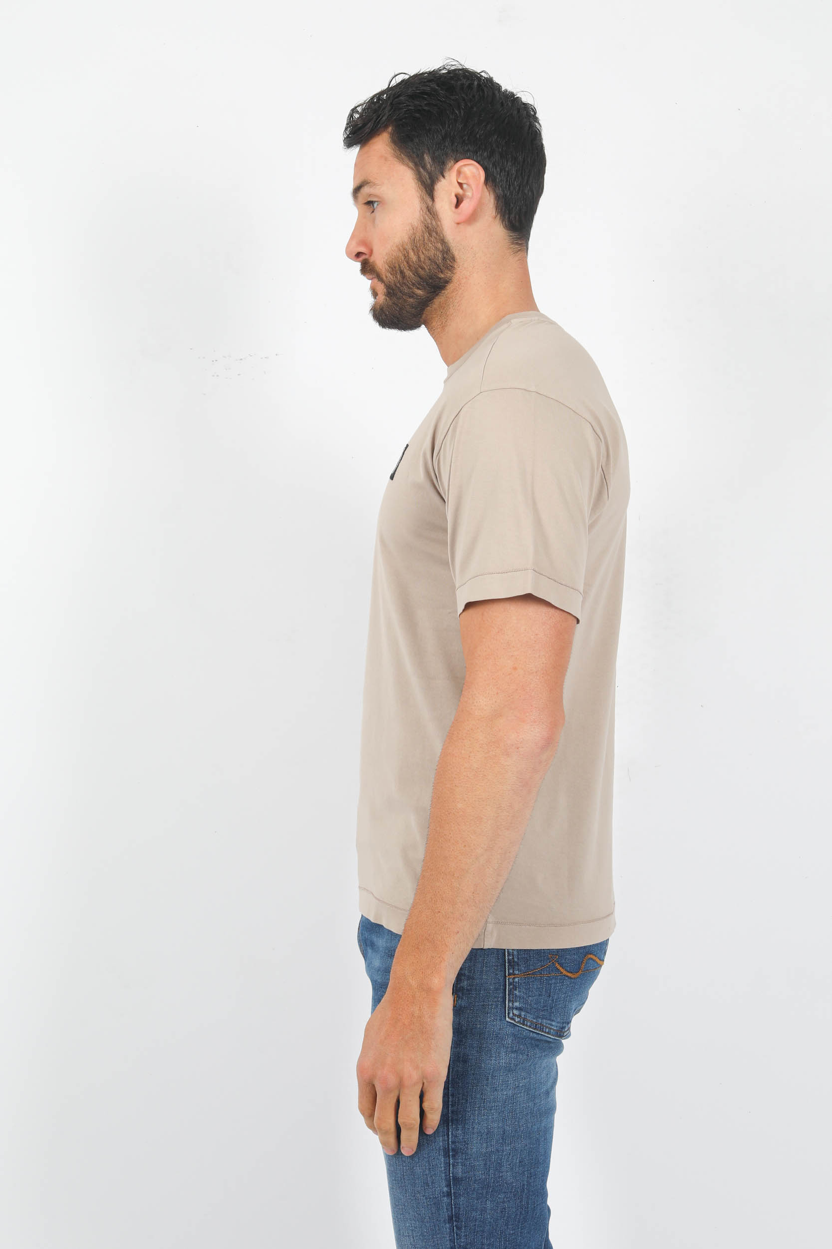 T-SHIRT STONE ISLAND BEIGE 781524113-V0092
