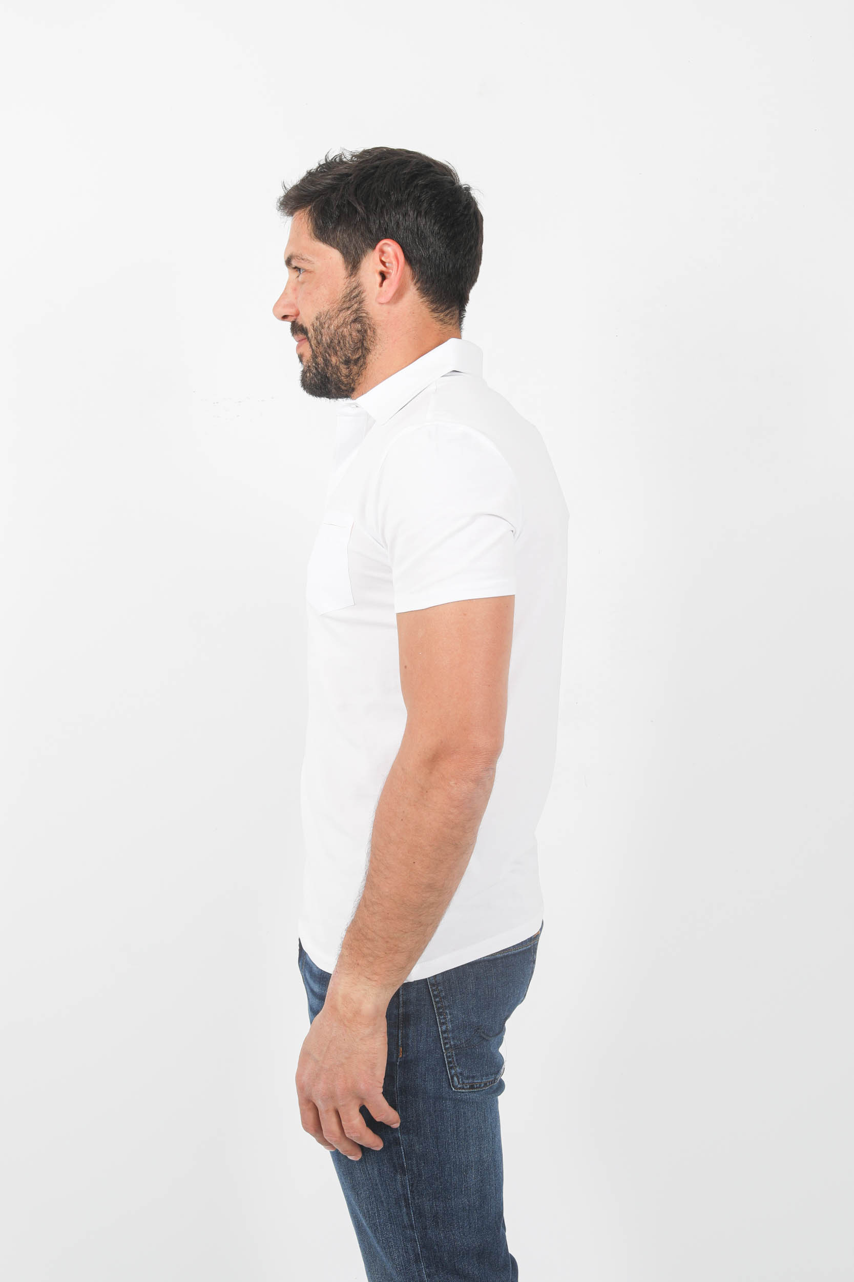 POLO RRD BLANC SES137-09