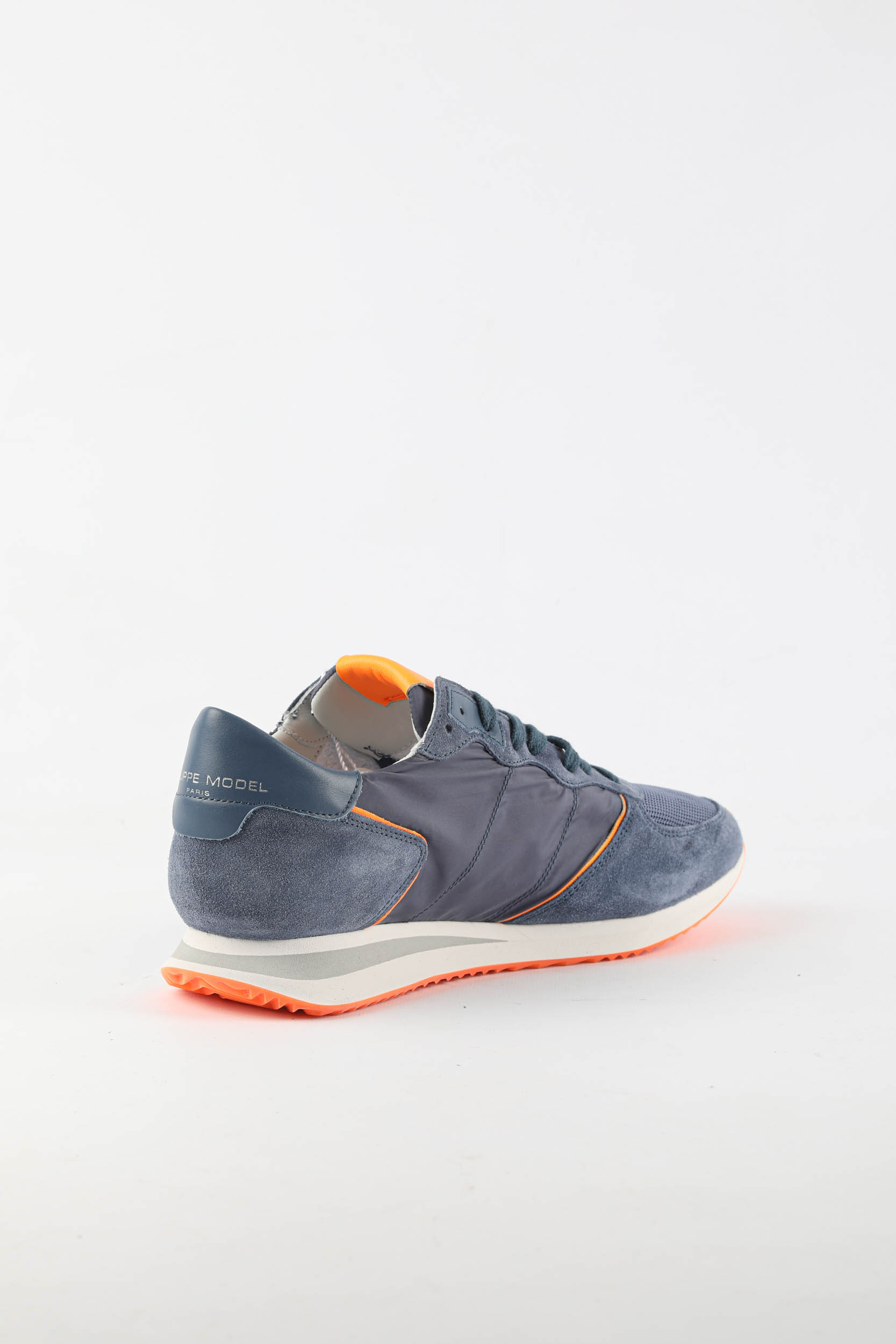 BASKETS PHILIPPE MODEL RUNNING BLEU/ORANGE TZLU-WN36
