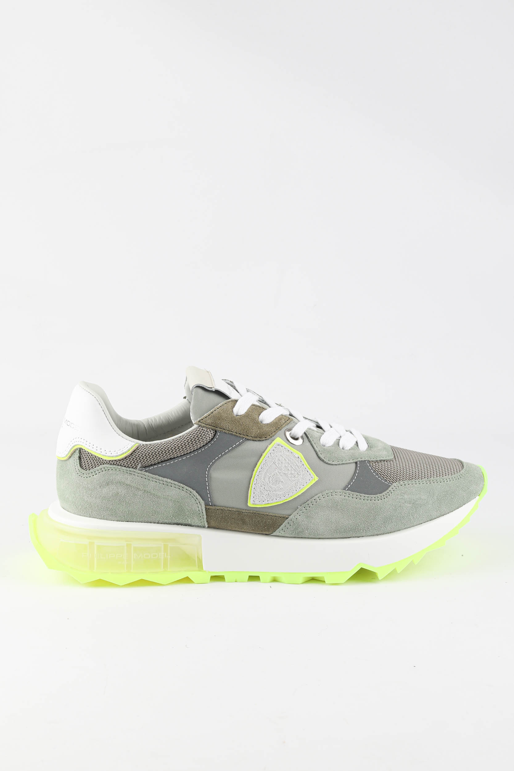 BASKETS PHILIPPE MODEL LA RUE KAKI JAUNE LRLU-WN23