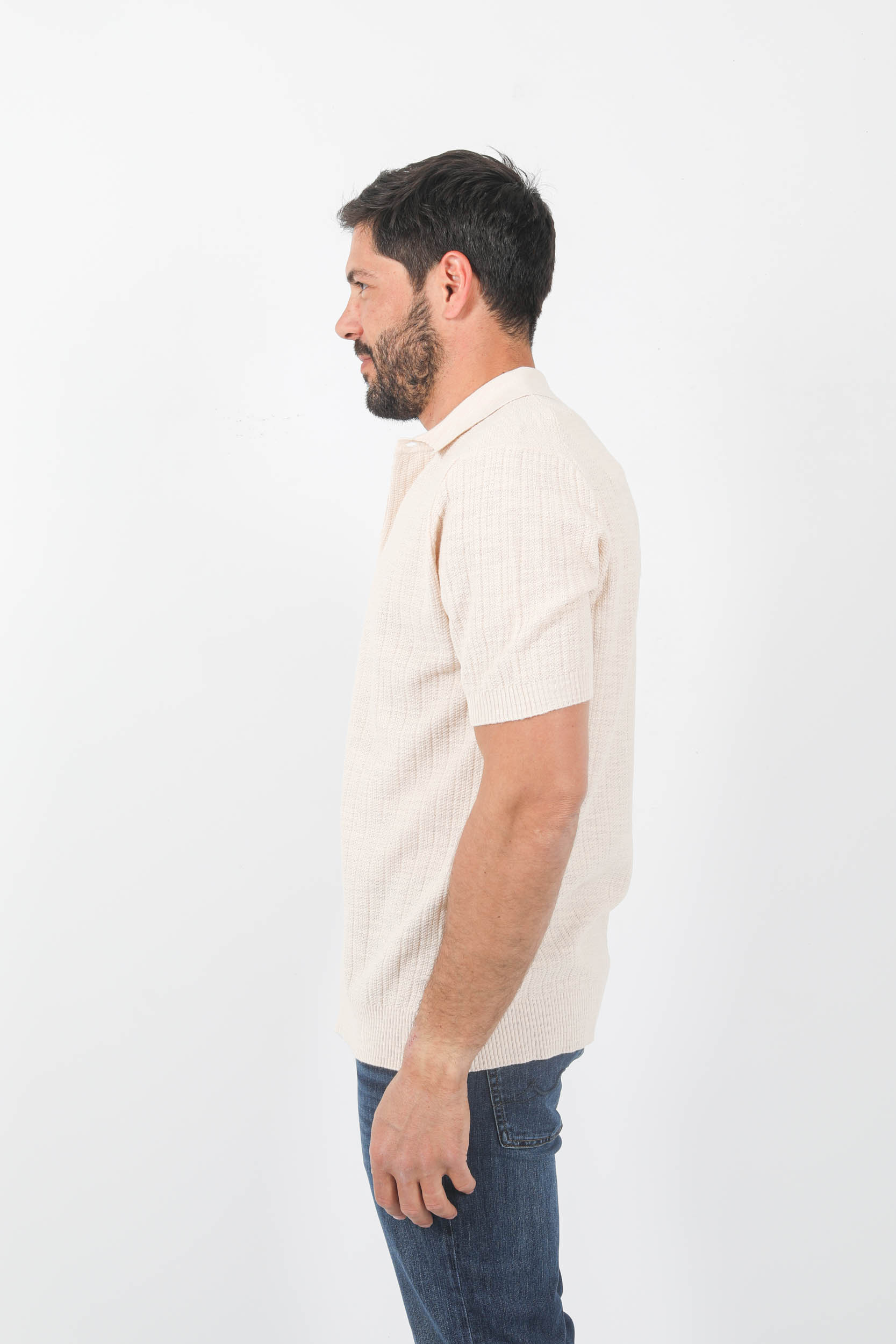 GILET MANCHES COURTES NNO7 BEIGE NOLAN6577-0220