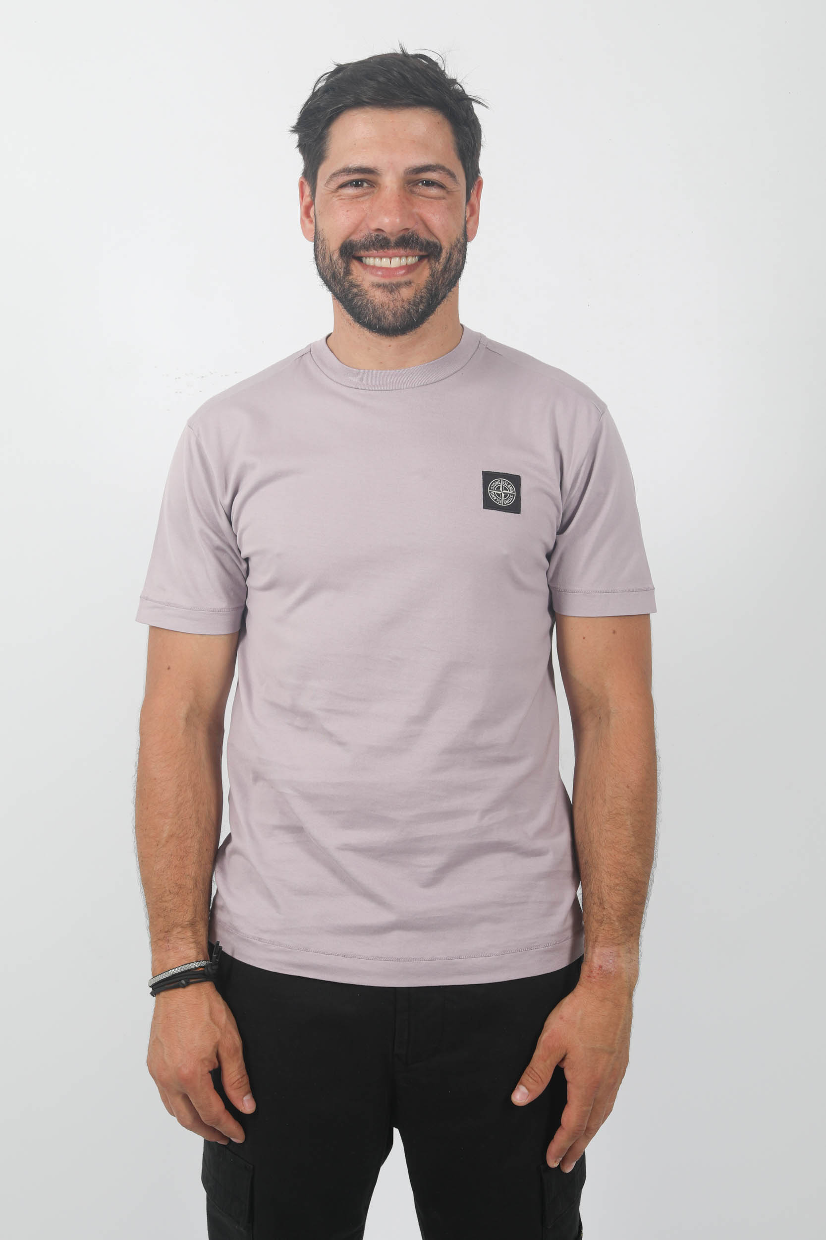 T-SHIRT STONE ISLAND LAVANDE 791524113-V0047