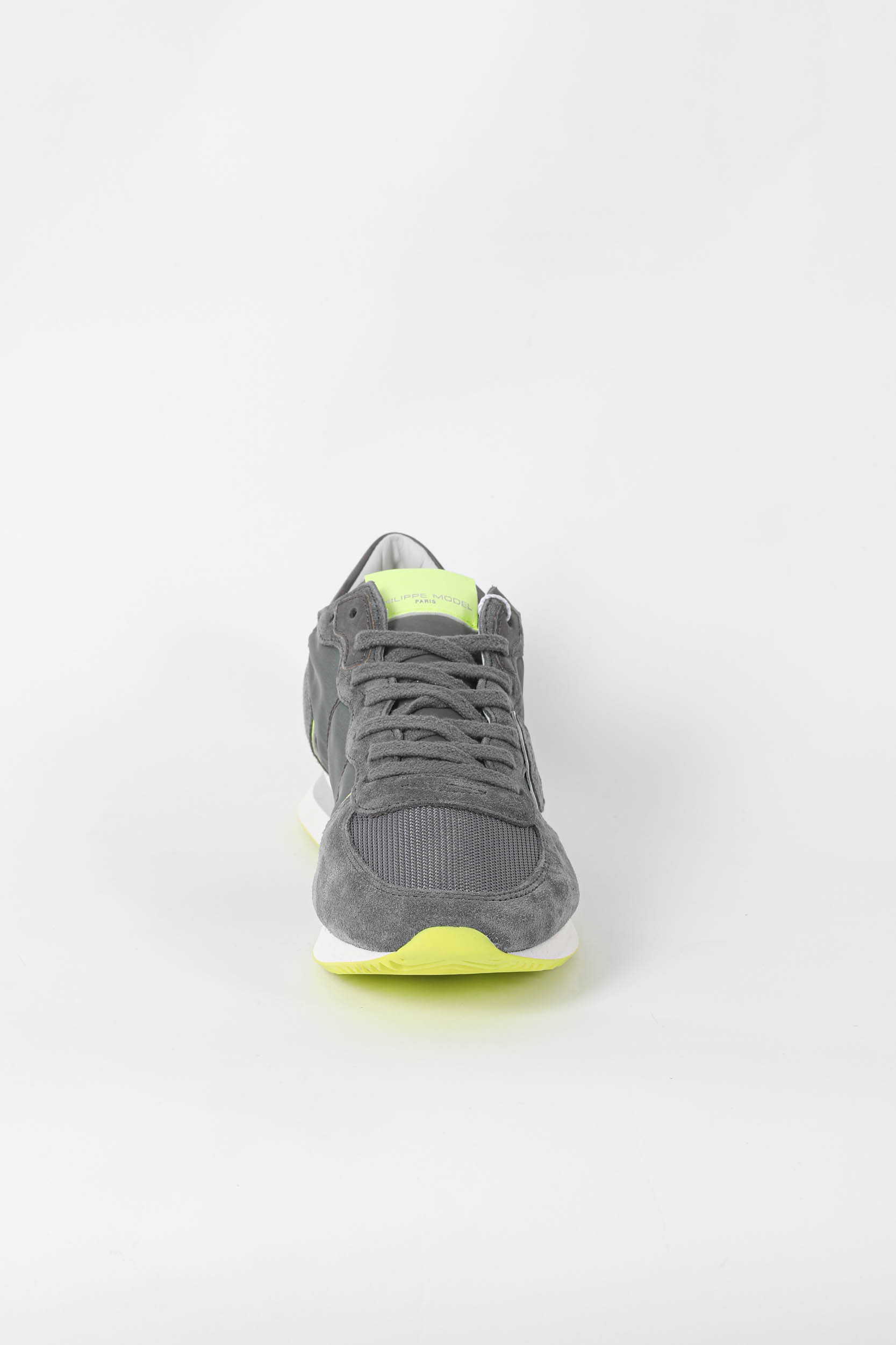 BASKETS PHILIPPE MODEL TRPX ANTHRACITE/JAUNE TZLU-WN53
