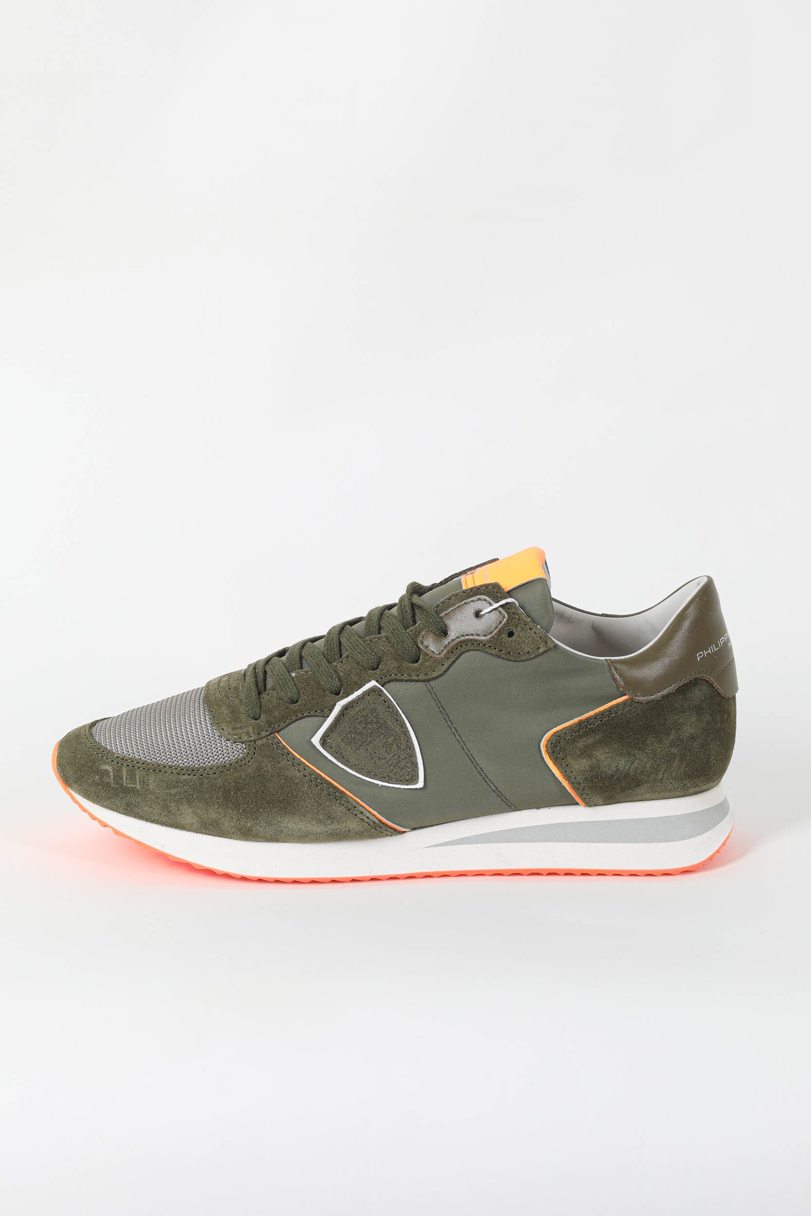 BASKETS PHILIPPE MODEL TRPX KAKI/ORANGE TZLU-WN51