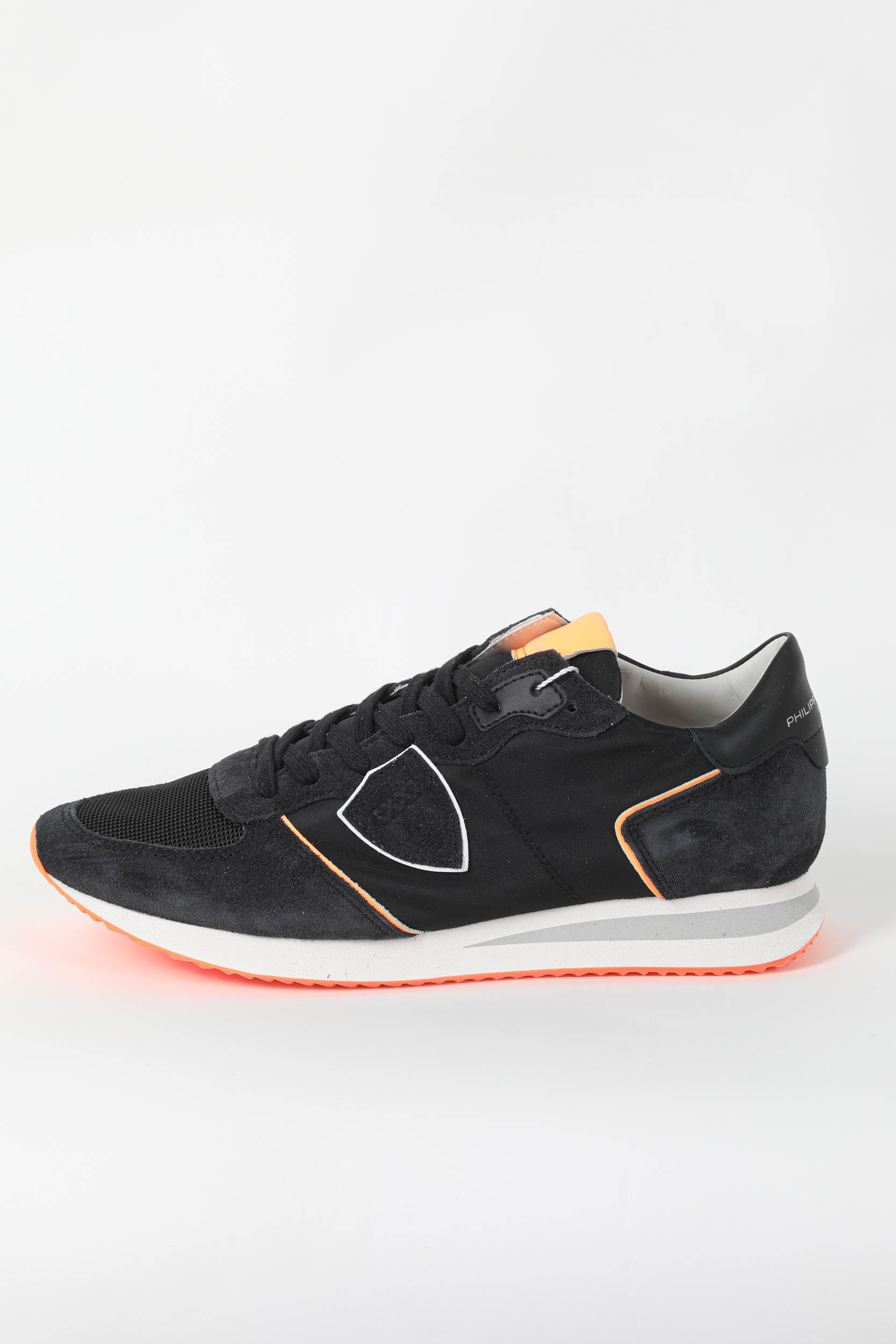 BASKETS PHILIPPE MODEL TRPX NOIR AND ORANGE TZLU-WN50