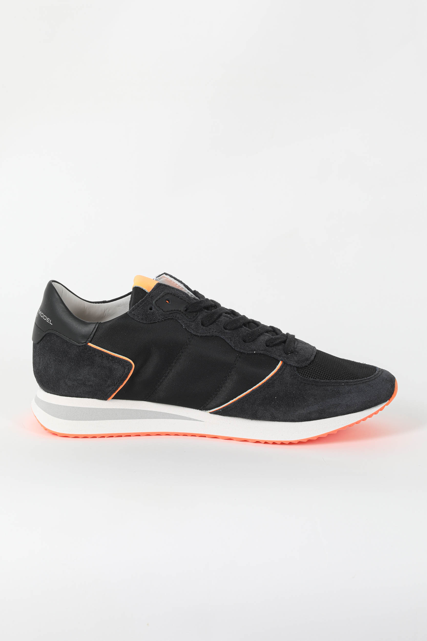 BASKETS PHILIPPE MODEL TRPX NOIR AND ORANGE TZLU-WN50