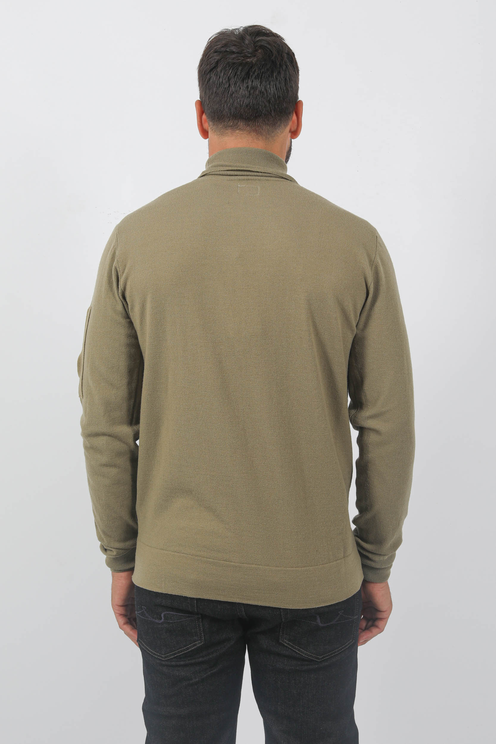PULL C.P COMPANY COL ROULE BEIGE N076A-335