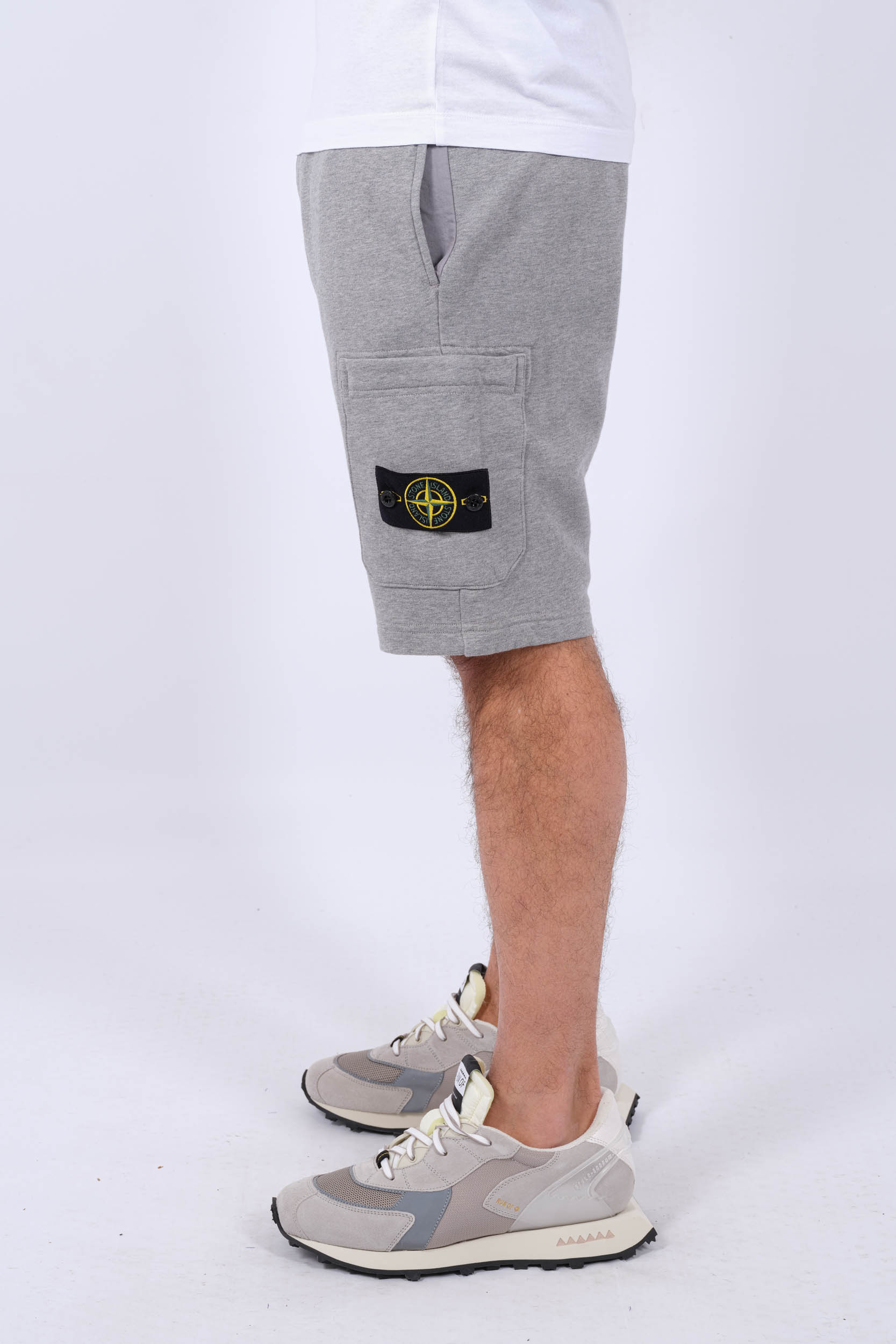 SHORT STONE ISLAND GRIS 801564651-A0M64
