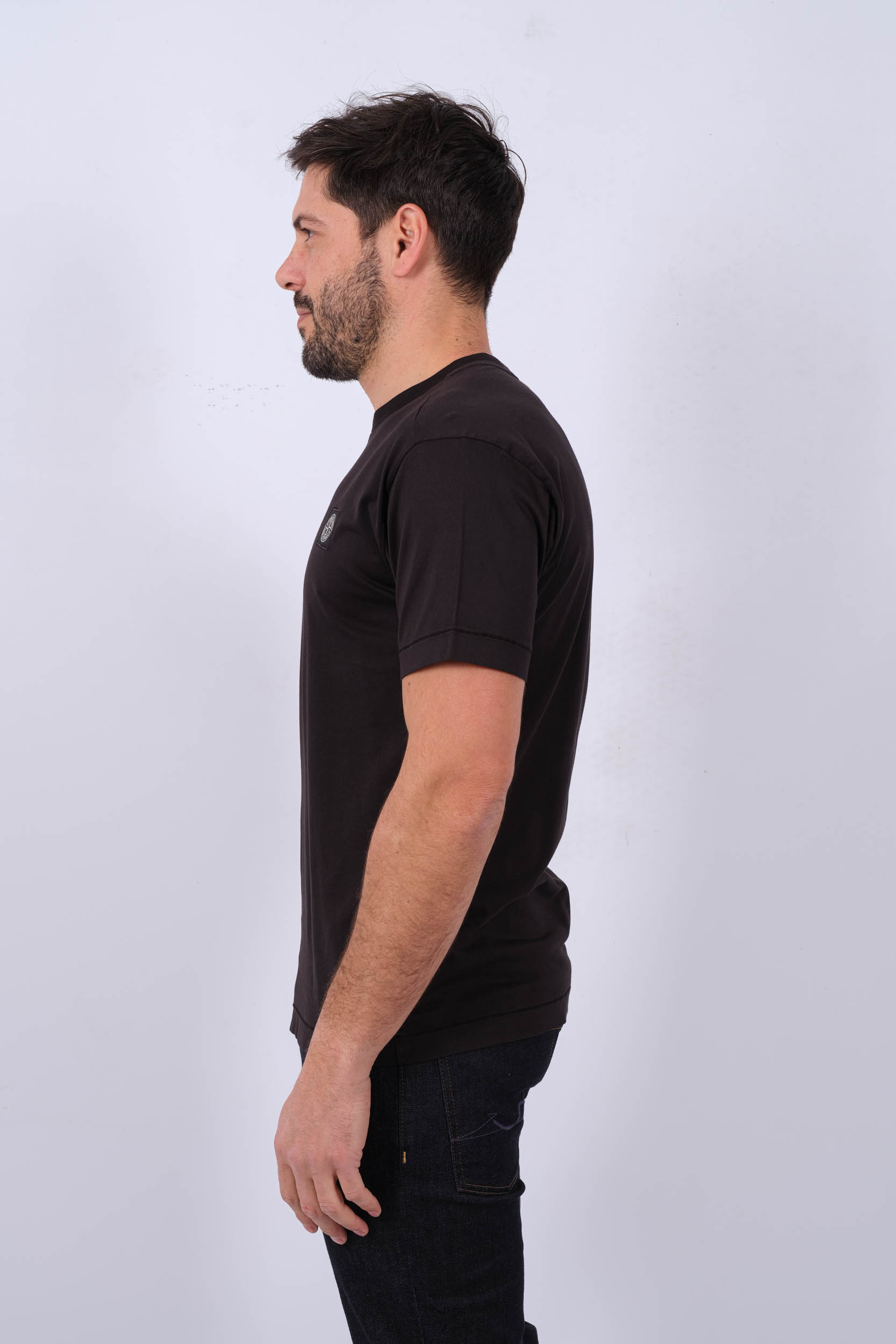 TEE-SHIRT STONE ISLAND NOIR 801524113-A0029
