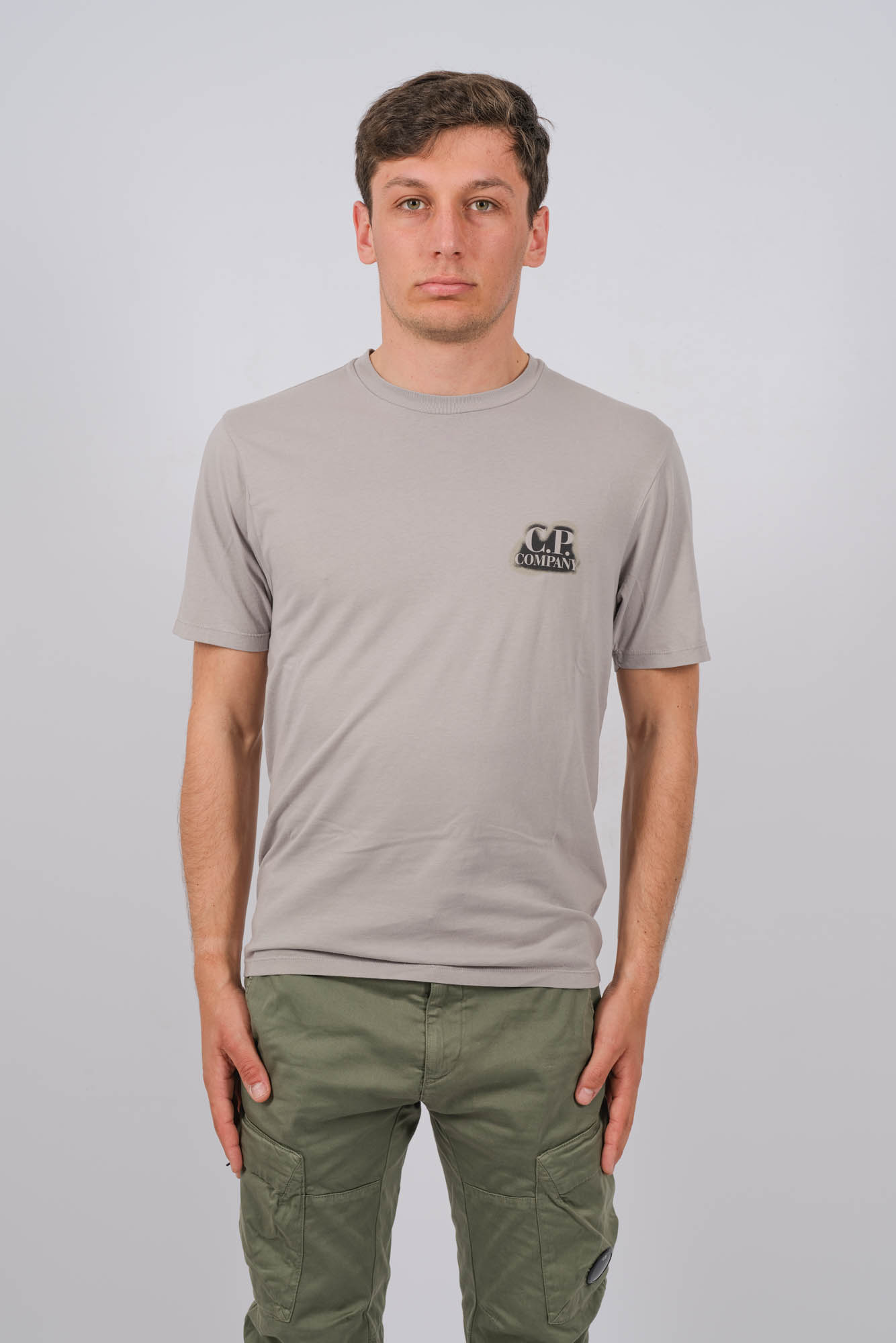 TEE-SHIRT C.P COMPANY GRIS S286A-913