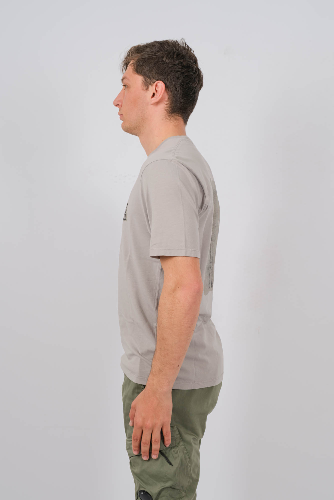 TEE-SHIRT C.P COMPANY GRIS S286A-913
