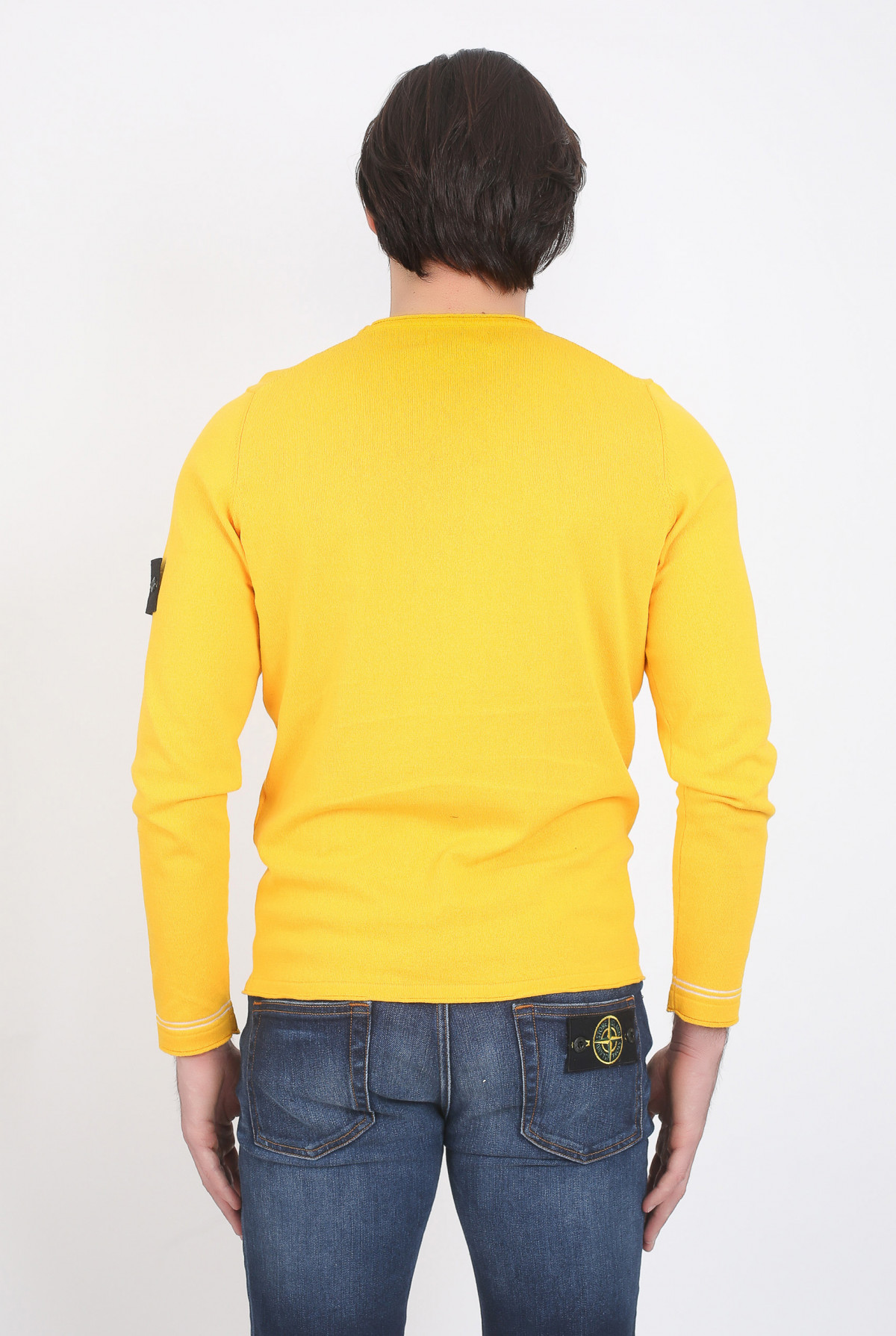 Pull stone jaune sales