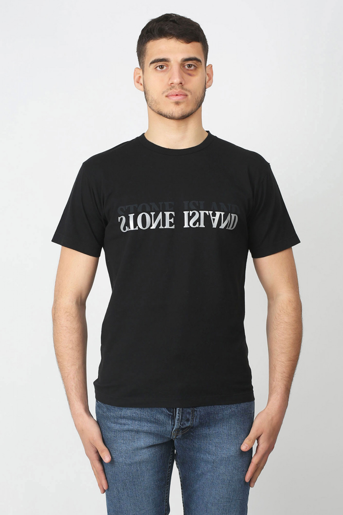 T shirt sale stone island noir