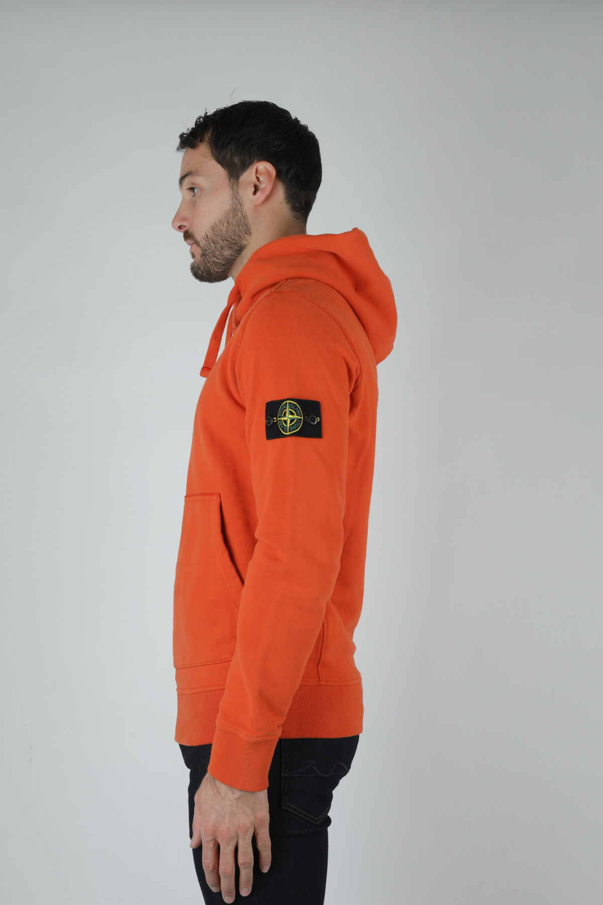 SWEAT-SHIRT STONE ISLAND ORANGE 711562820-V0032