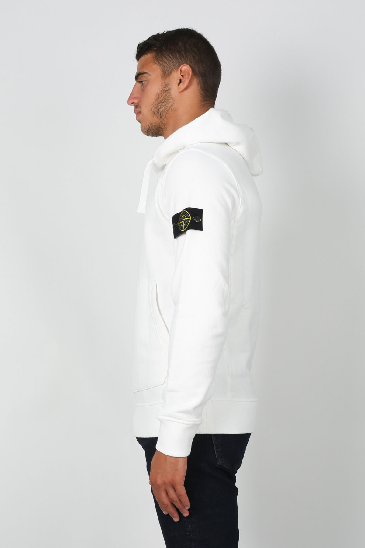 SWEAT SHIRT STONE ISLAND BLANC 711562820 V0099