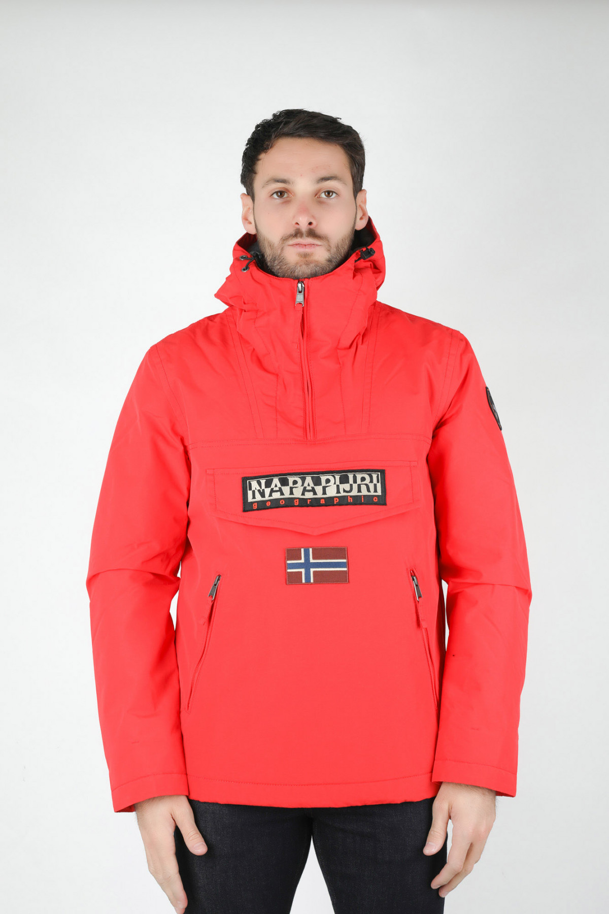 Doudoune store napapijri rouge
