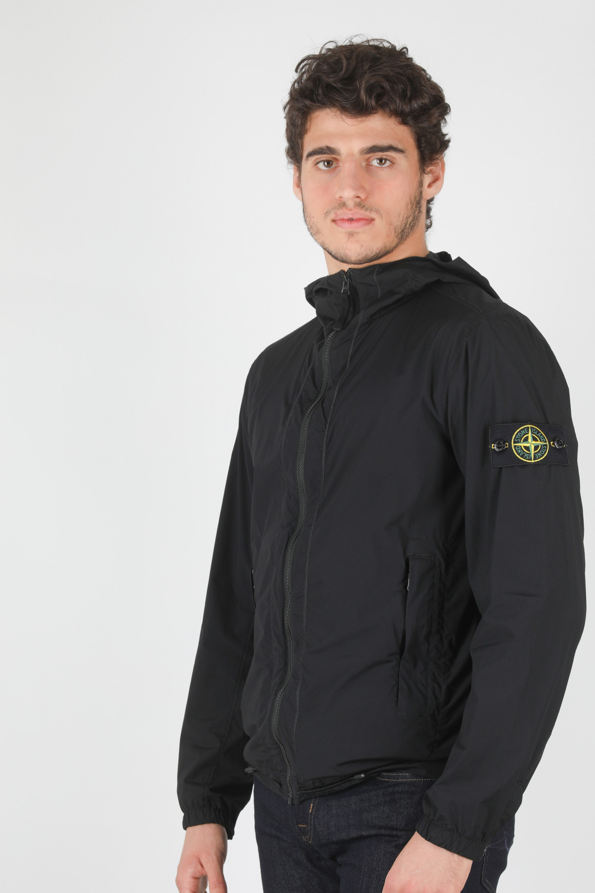 veste noir stone island