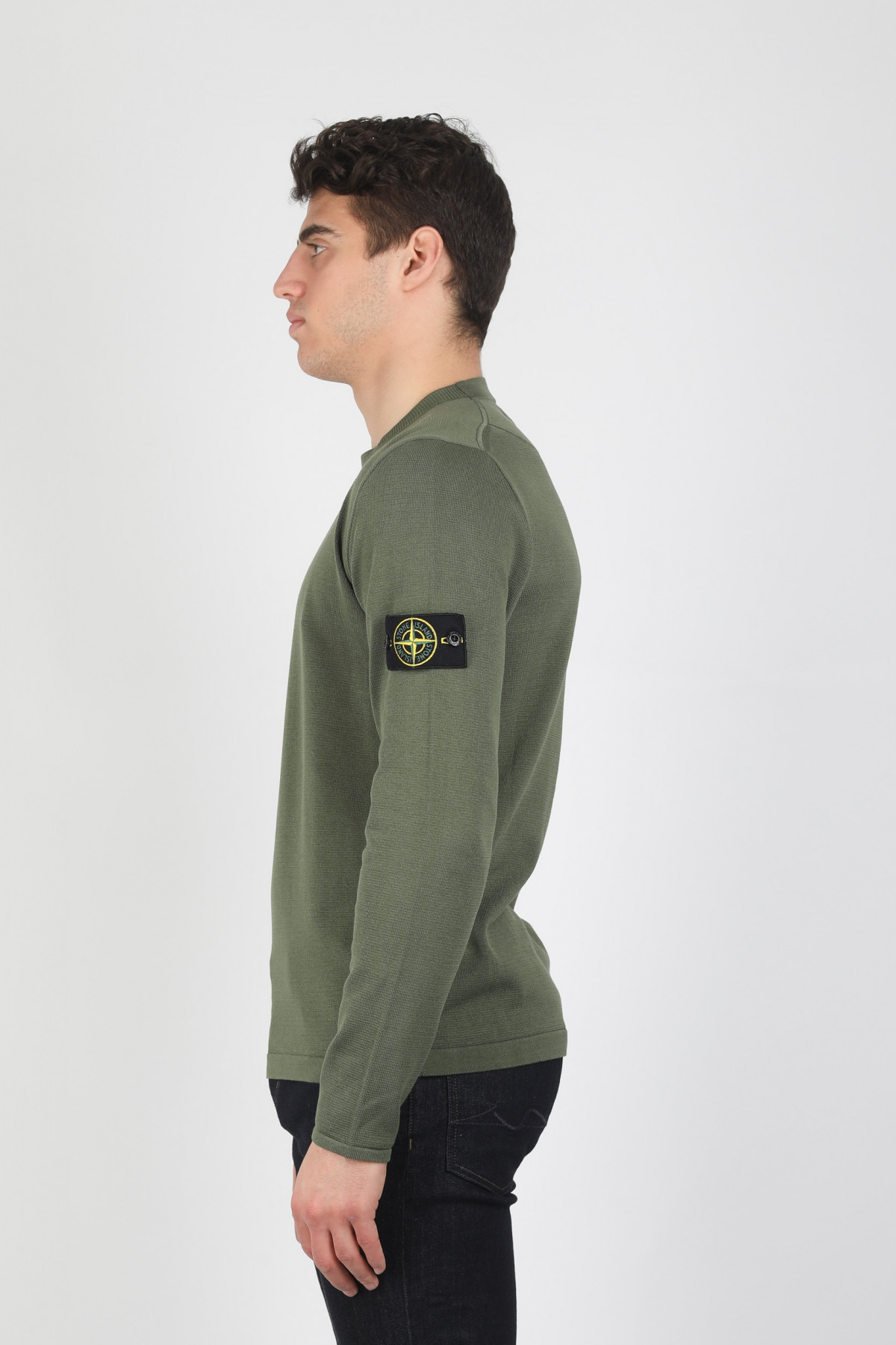Pull stone island hot sale kaki