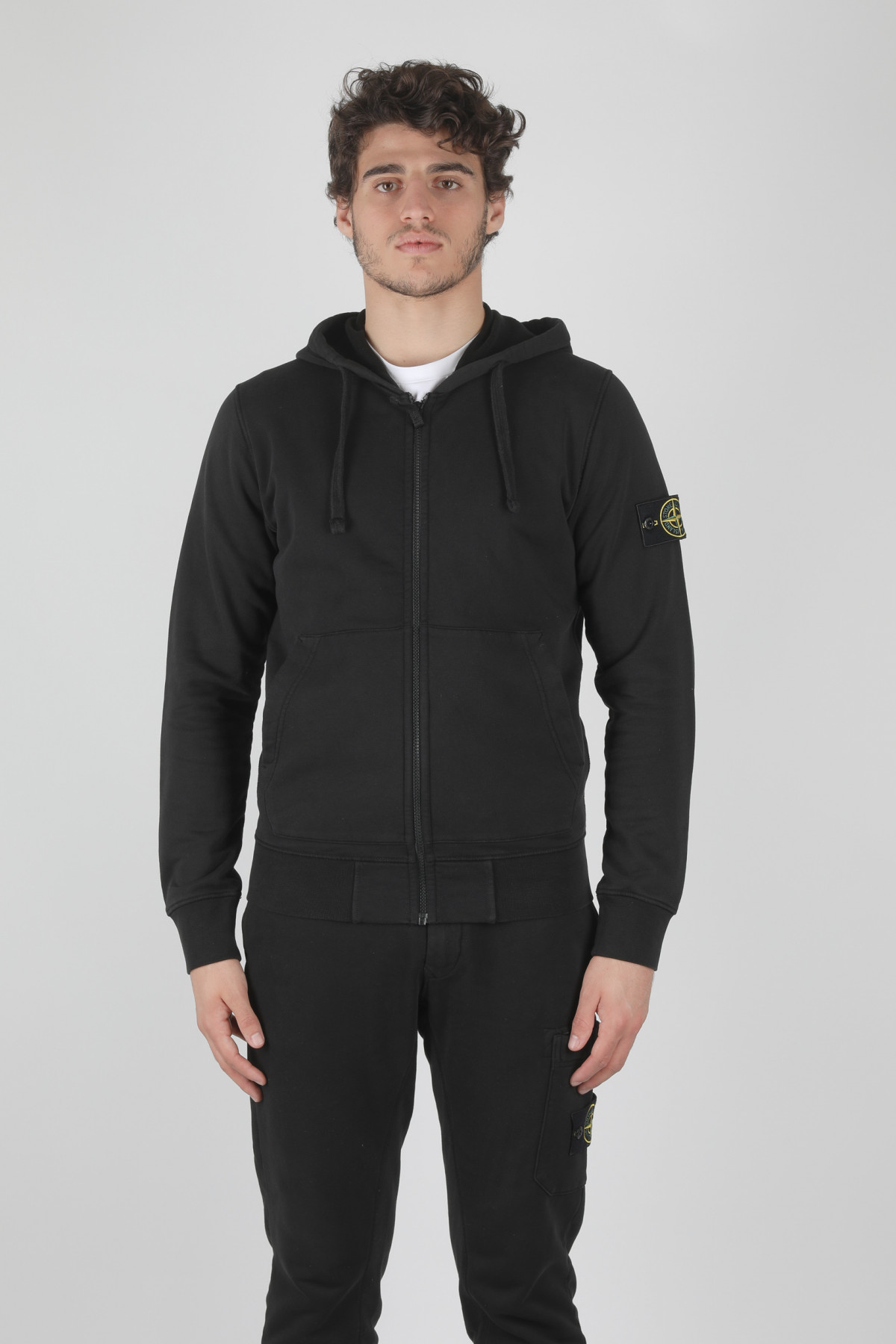 gilet stone island noir homme