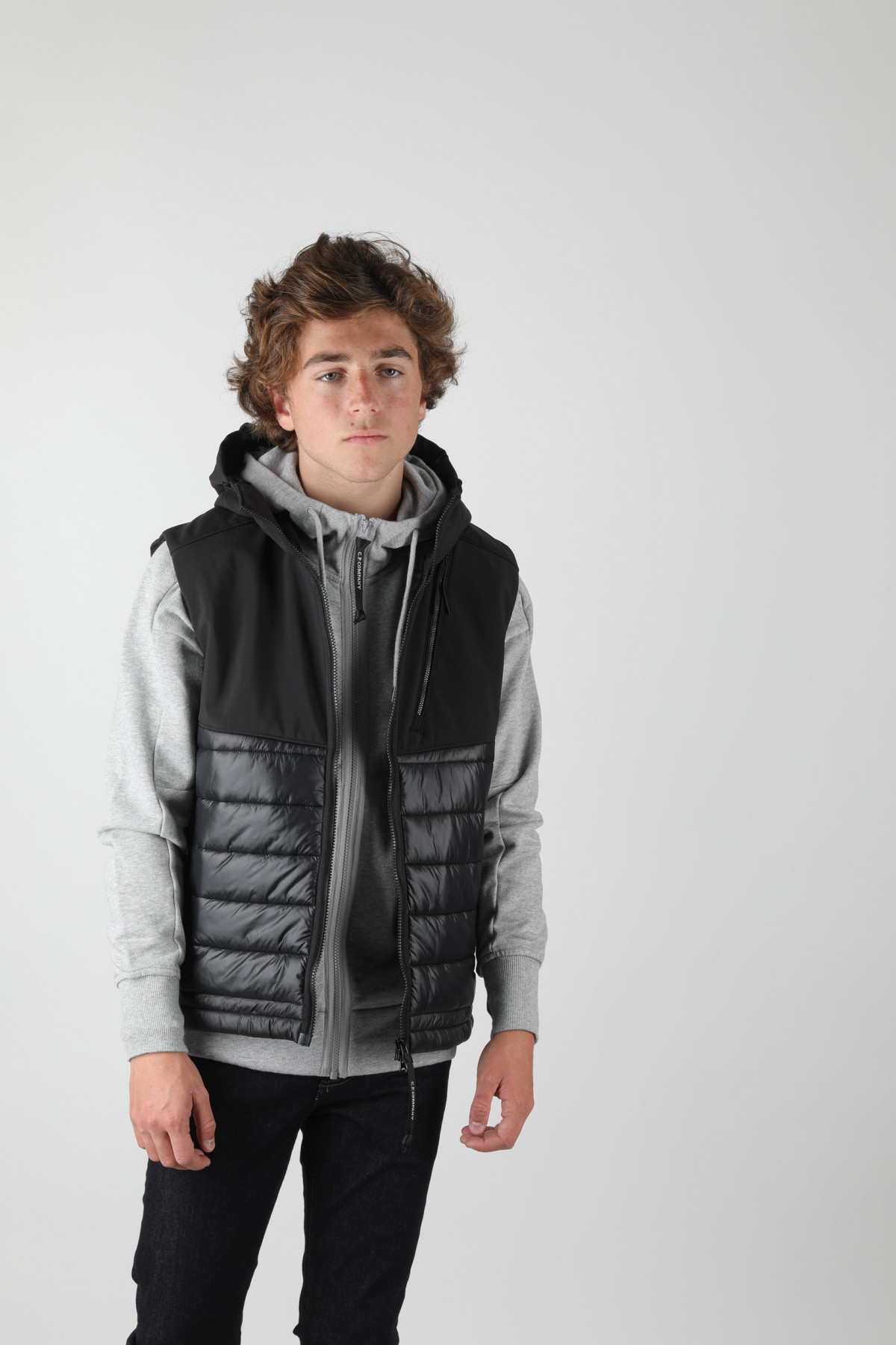 BLOUSON SANS MANCHES C.P COMPANY NOIR W050A 999