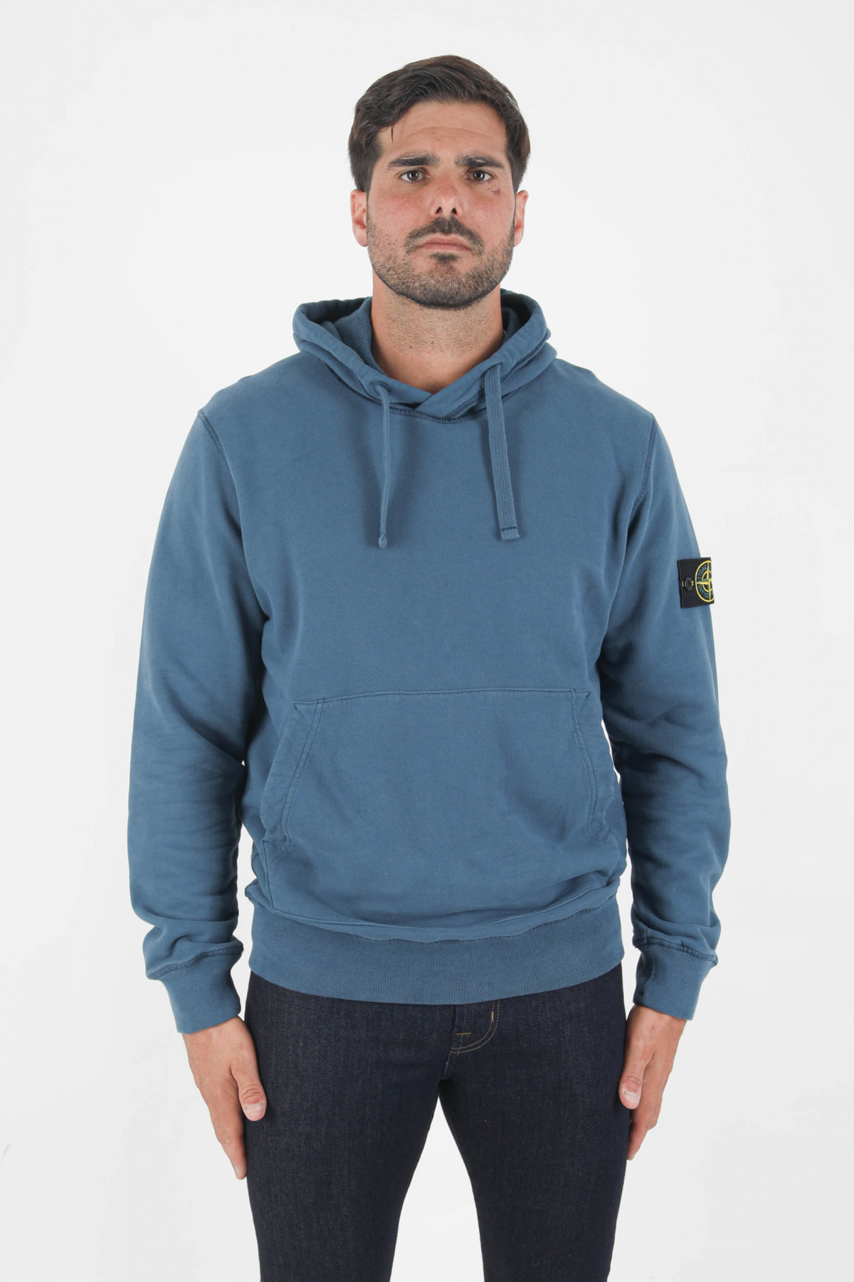 Sweat stone island bleu clearance