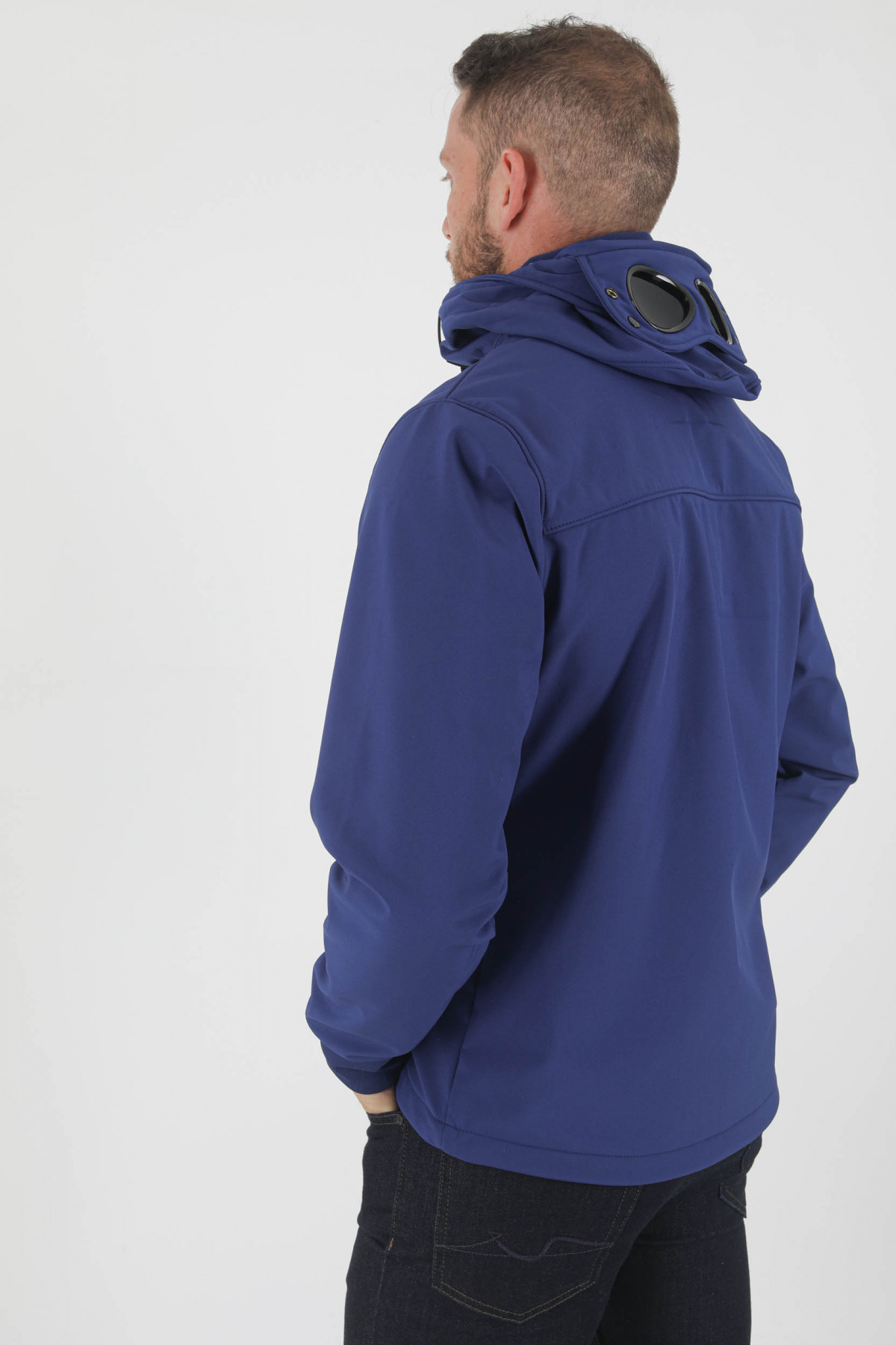Veste cp company bleu sales