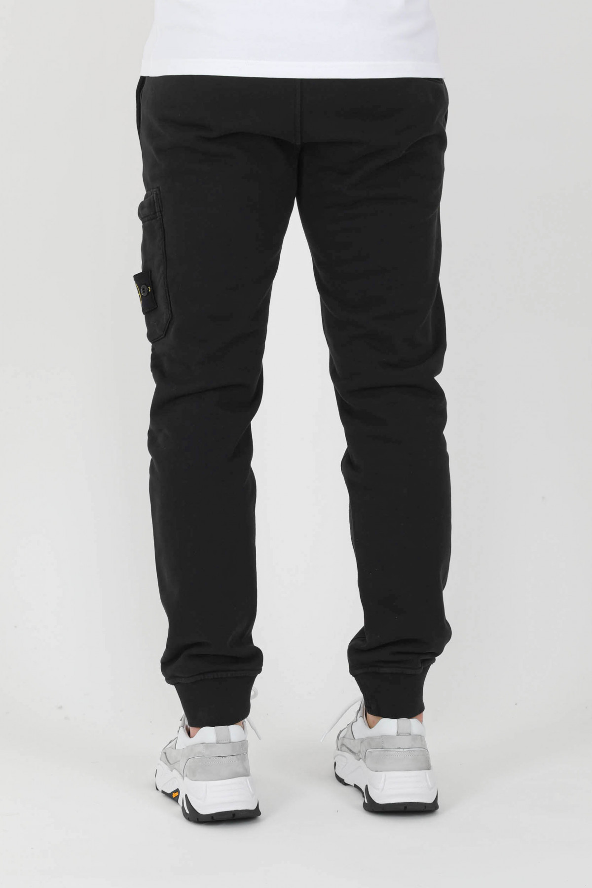 BAS DE JOGGING STONE ISLAND NOIR 761564551 V0029