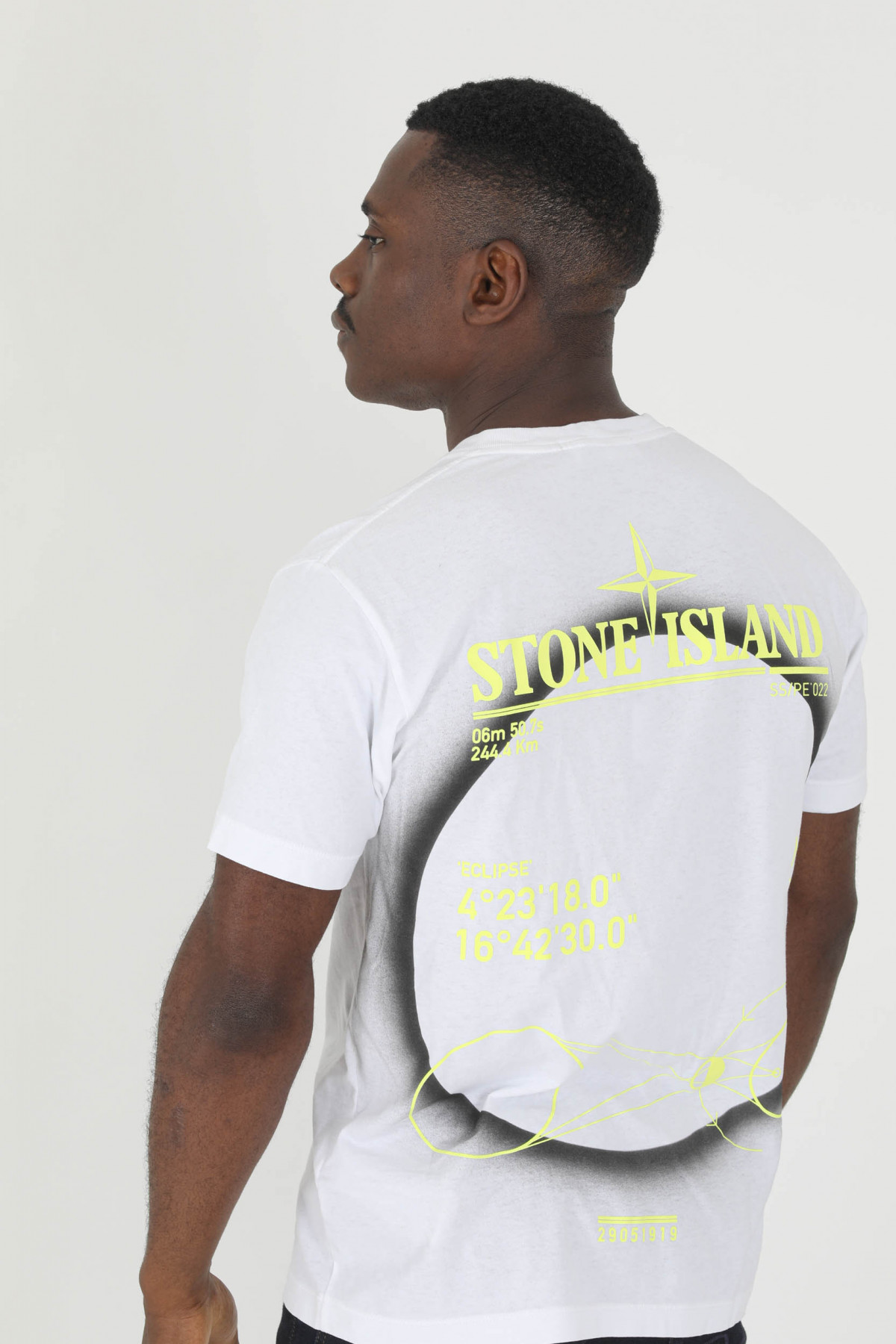 T shirt sale stone island jaune