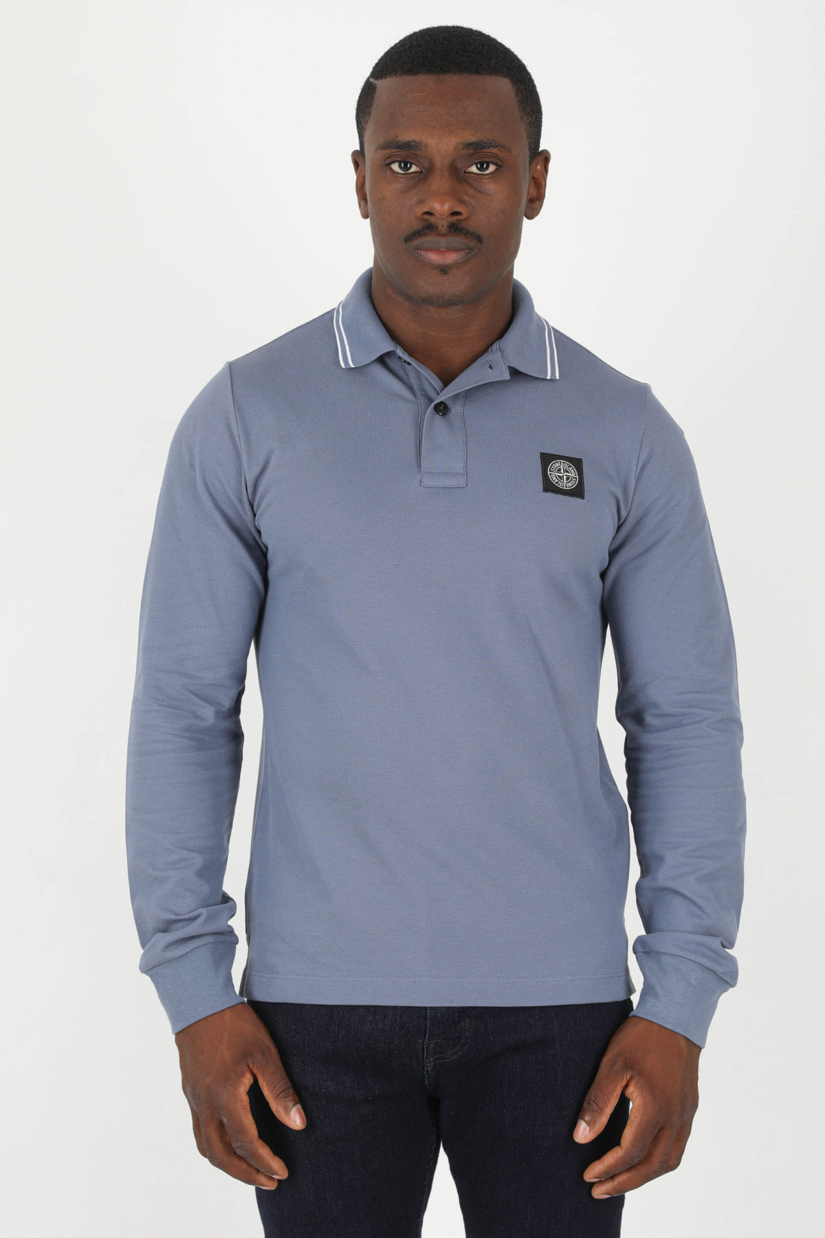 Polo stone island manche outlet longue