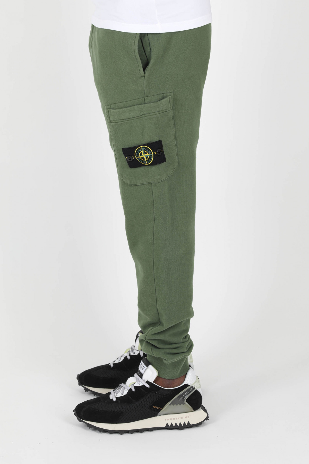 BAS DE JOGGING STONE ISLAND KAKI 771564520 V0058