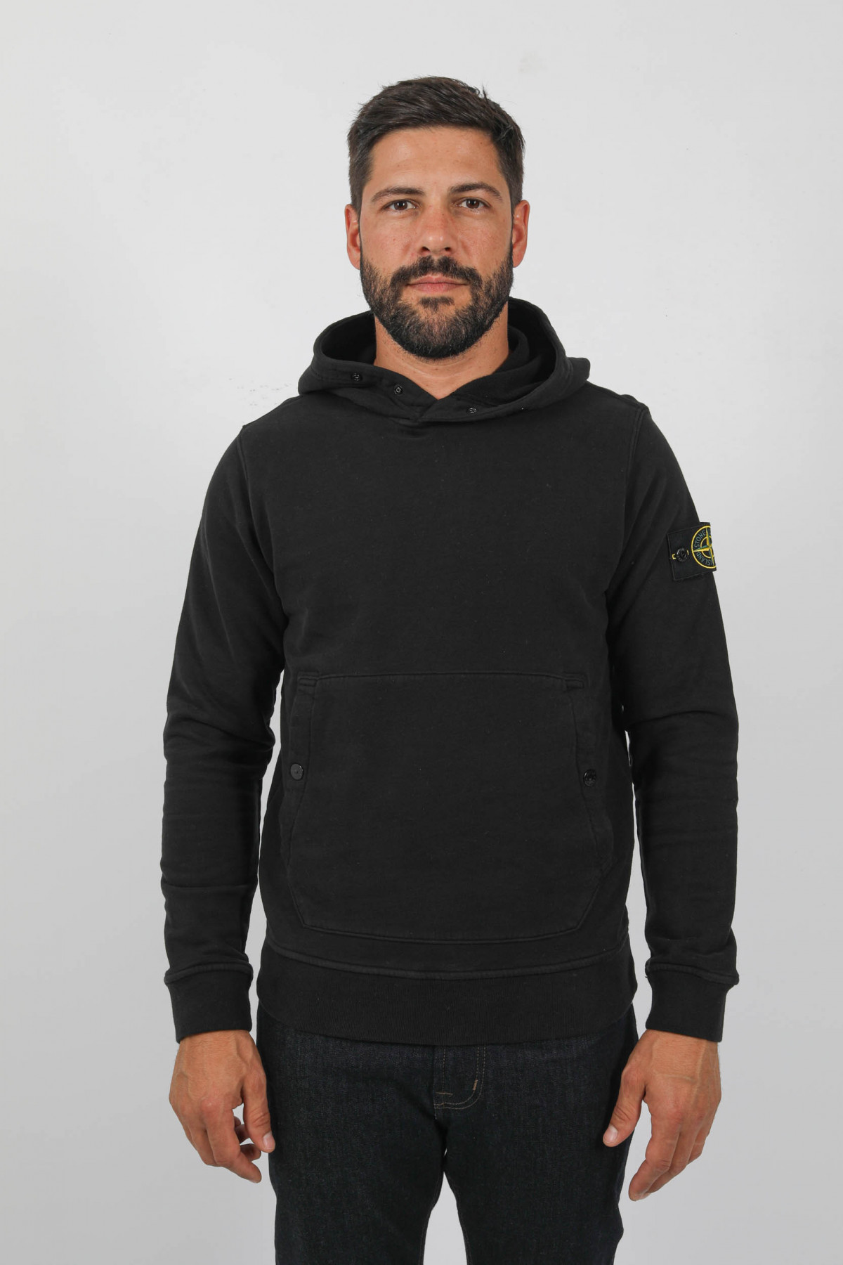 Sweat a capuche stone island noir online