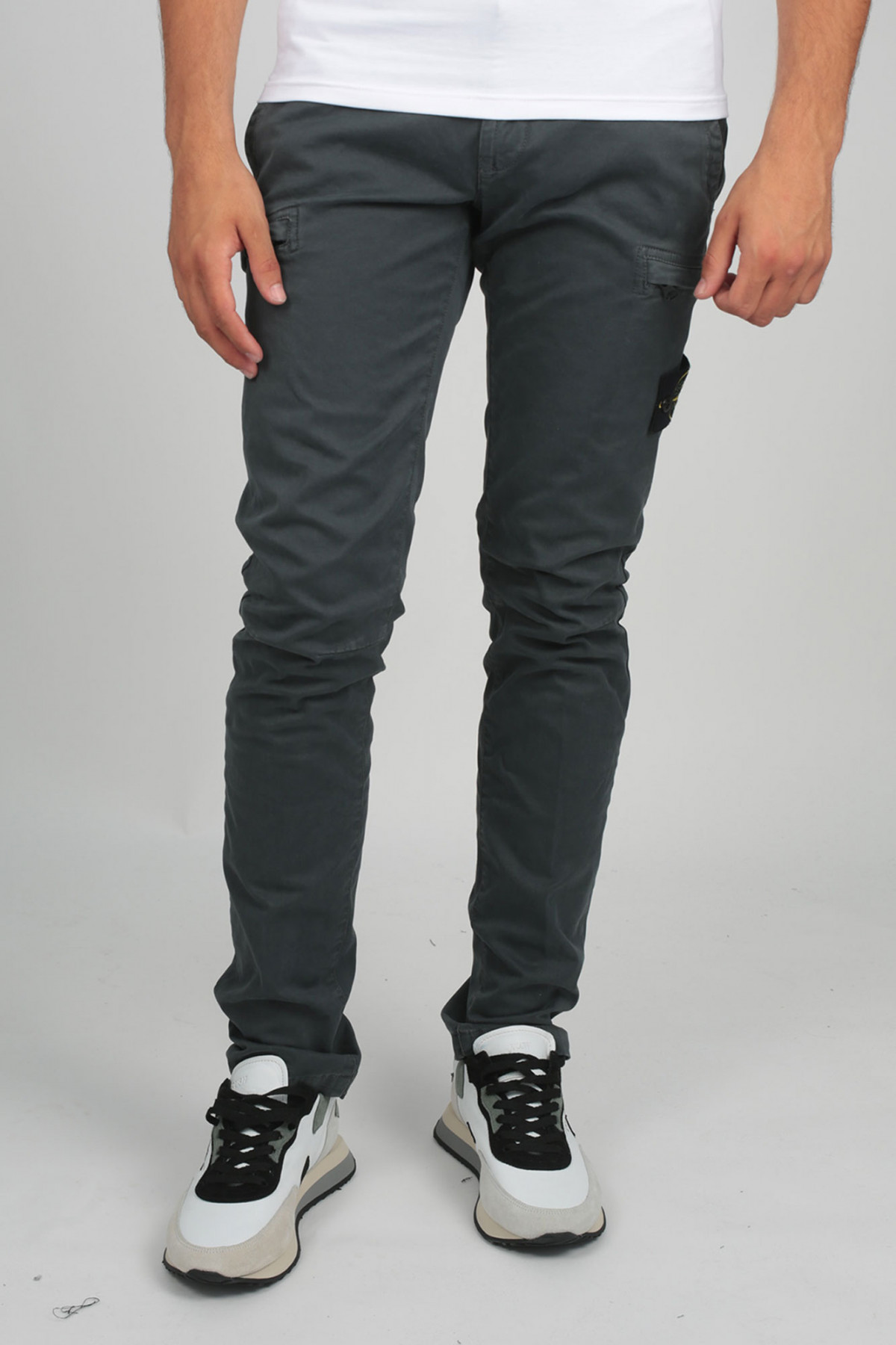 PANTALON STONE ISLAND PETROLE 7115321L1-V0167