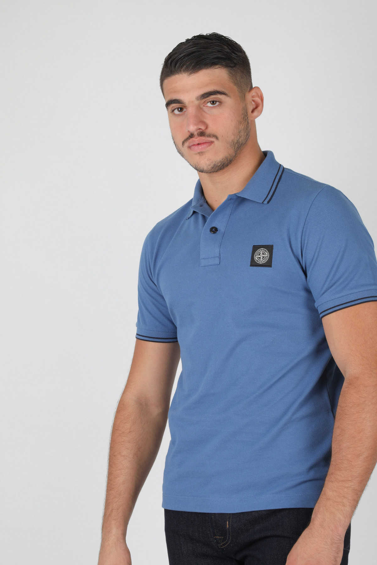 POLO STONE ISLAND BLEU 731522S18V1043