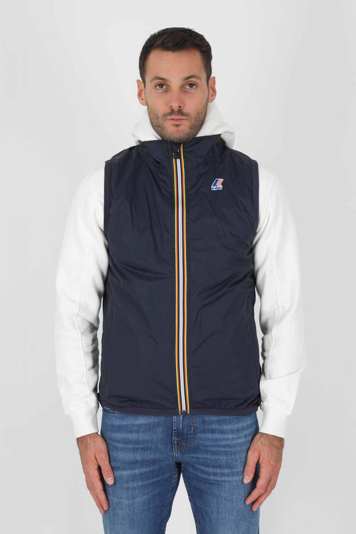 DOUDOUNE SANS MANCHES KWAY MARINE K00BDF0K89