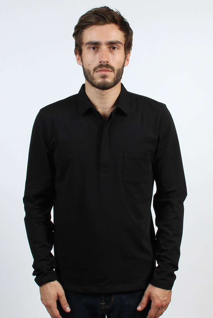 POLO FILIPPA K NOIR M. SOFT LYCRA POLOSHIRT BLACK 19235-1433