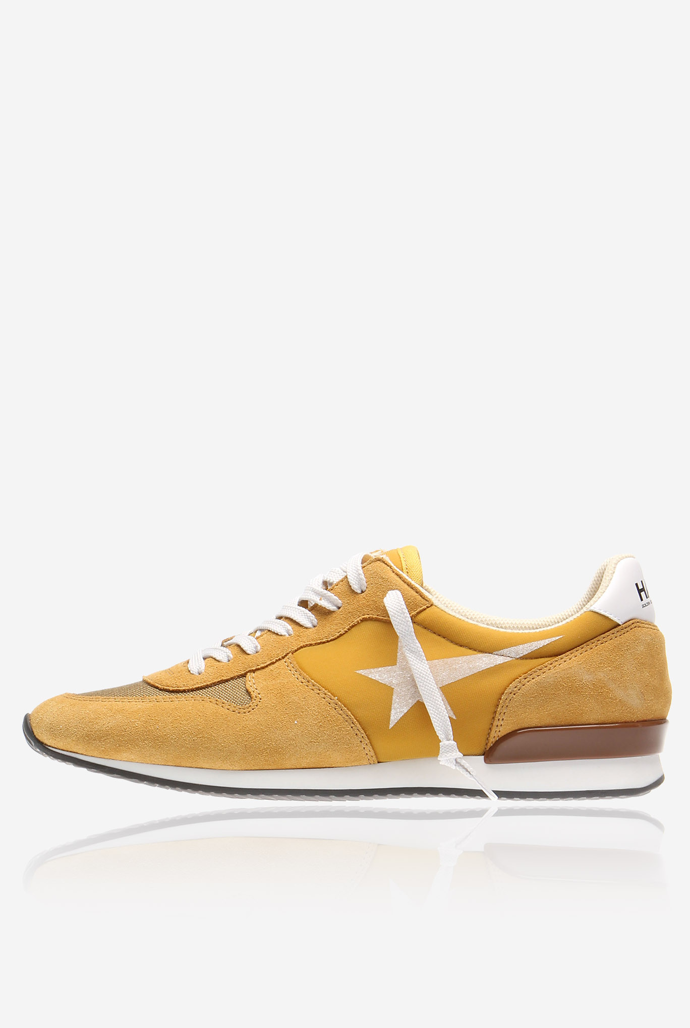 SNEAKERS GOLDEN GOOSE HAUS HALLEY MUSTARD WHITE STAR H30MS362-B3