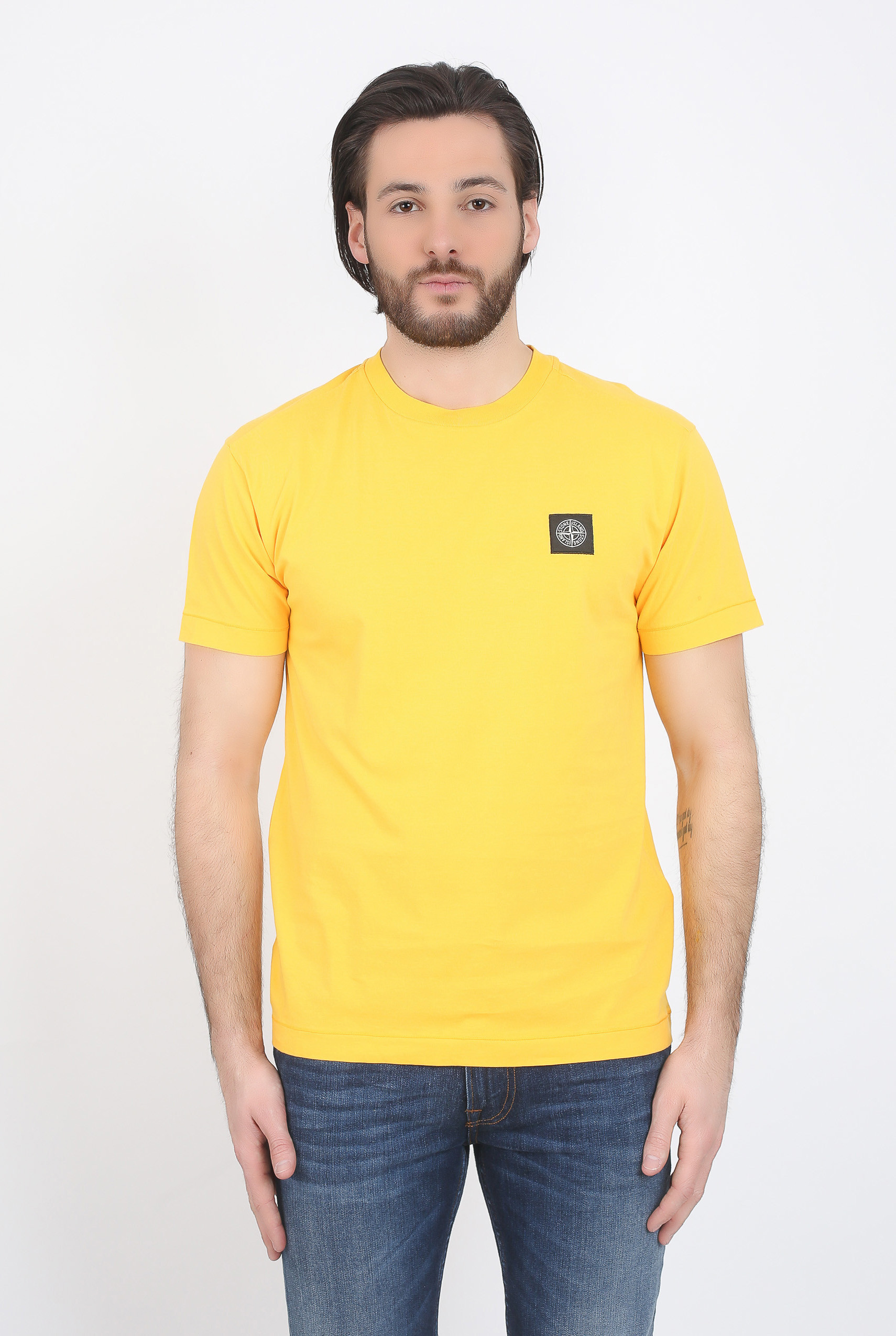 T-SHIRT STONE ISLAND JAUNE 681524141-V0030