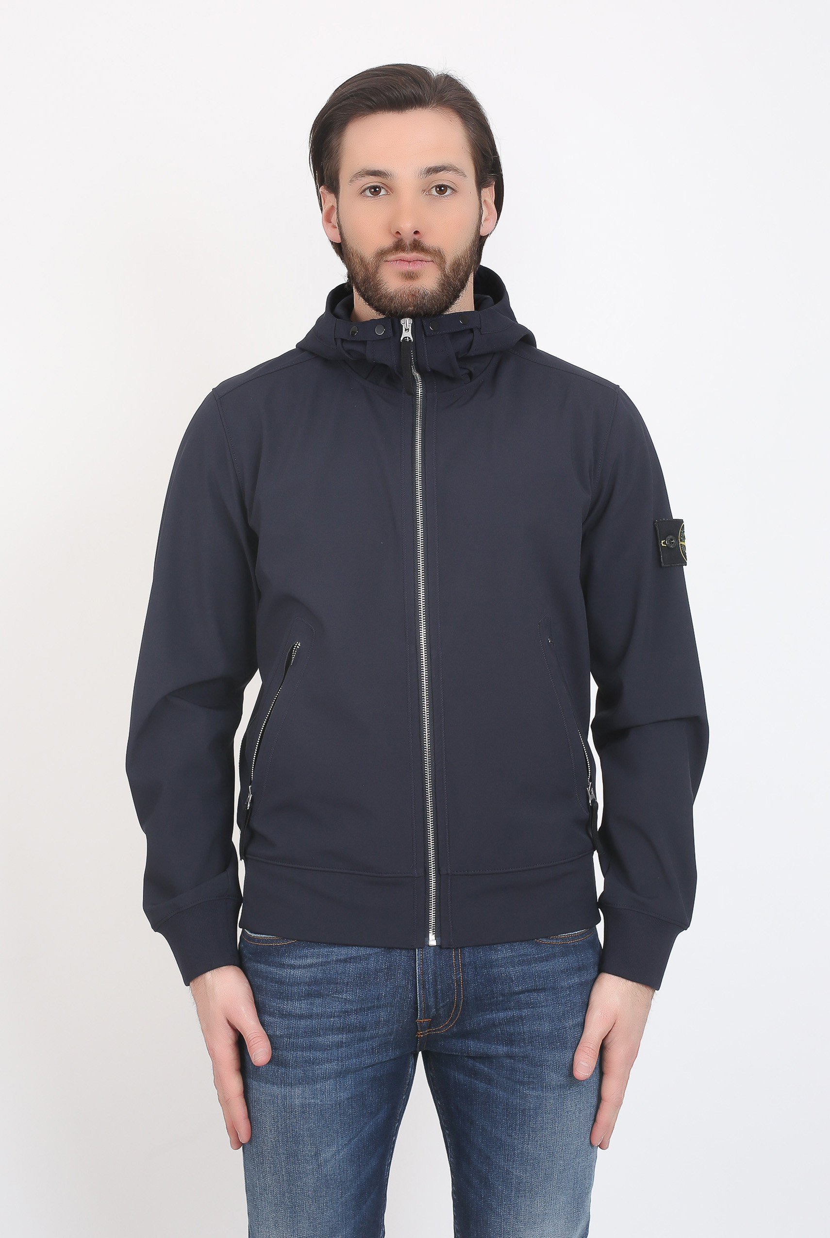 BLOUSON STONE ISLAND LIGHT SOFT SHELL-R MARINE 681540827-V0020