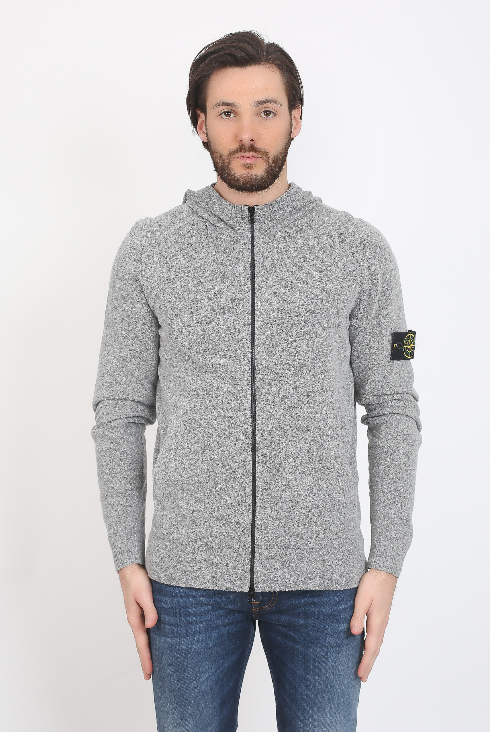 GILET STONE ISLAND GRIS 681553B5-V0061