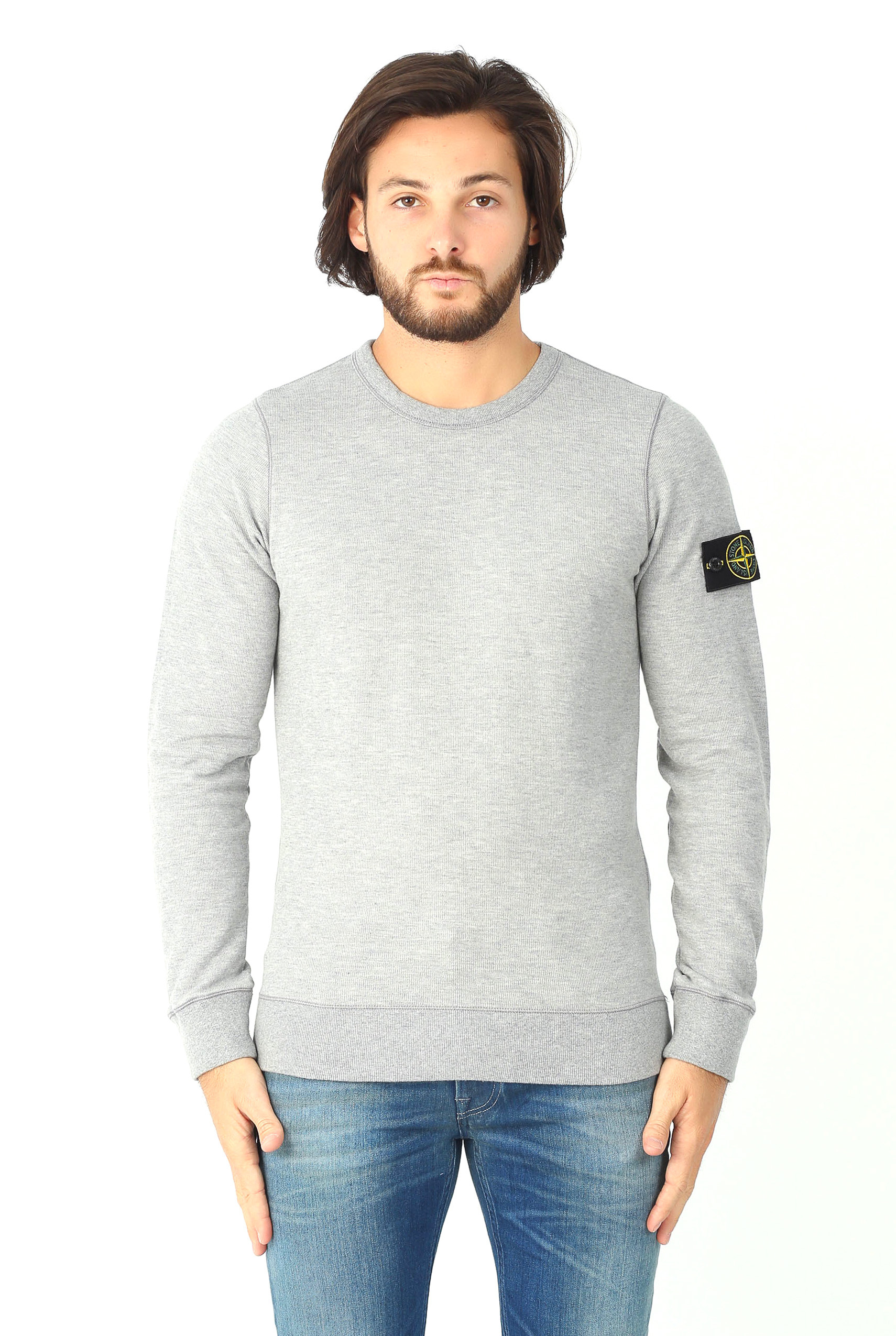 PULL STONE ISLAND GRIS 681565655-V1064