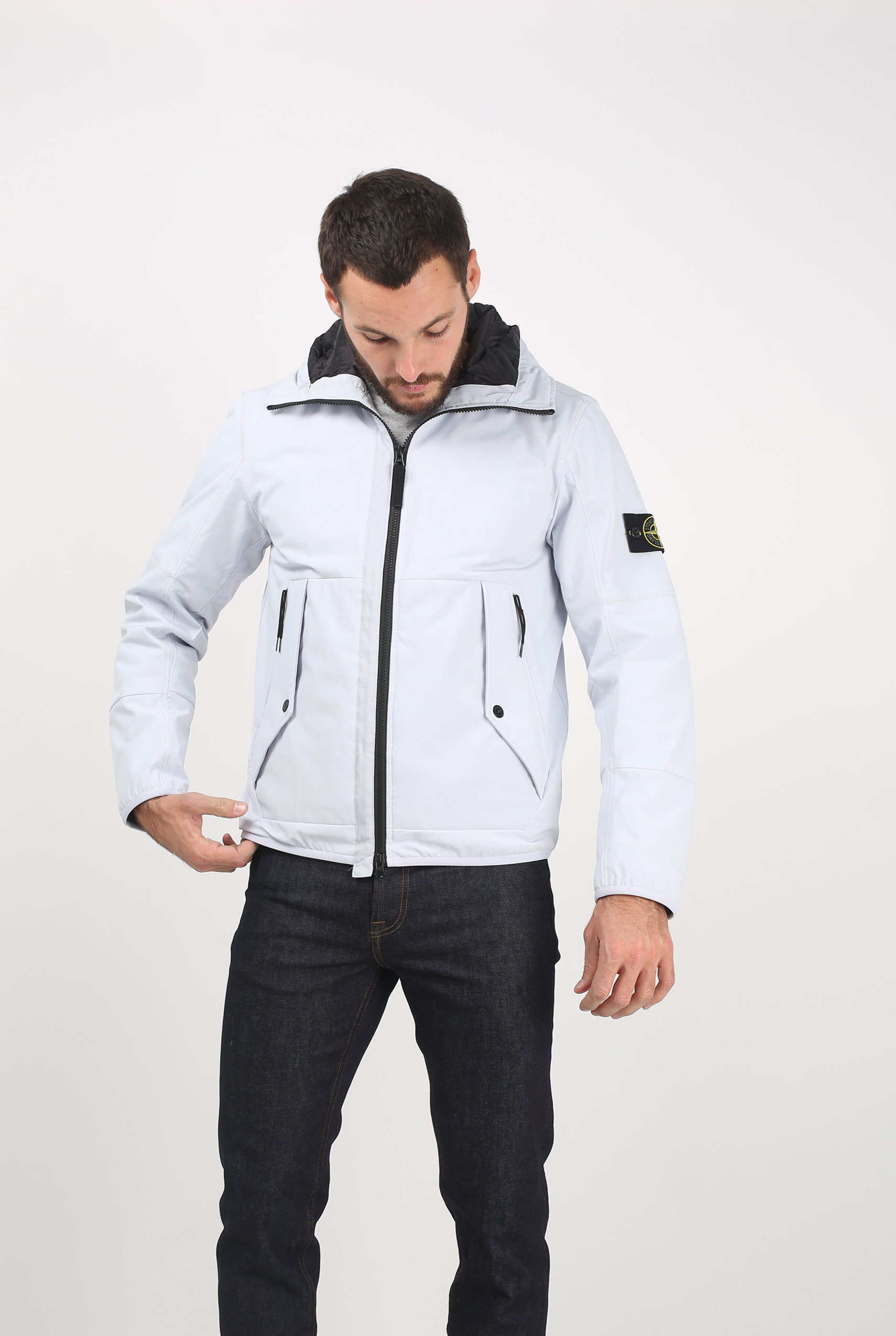 BLOUSON STONE ISLAND BLANC 691541027-V0003