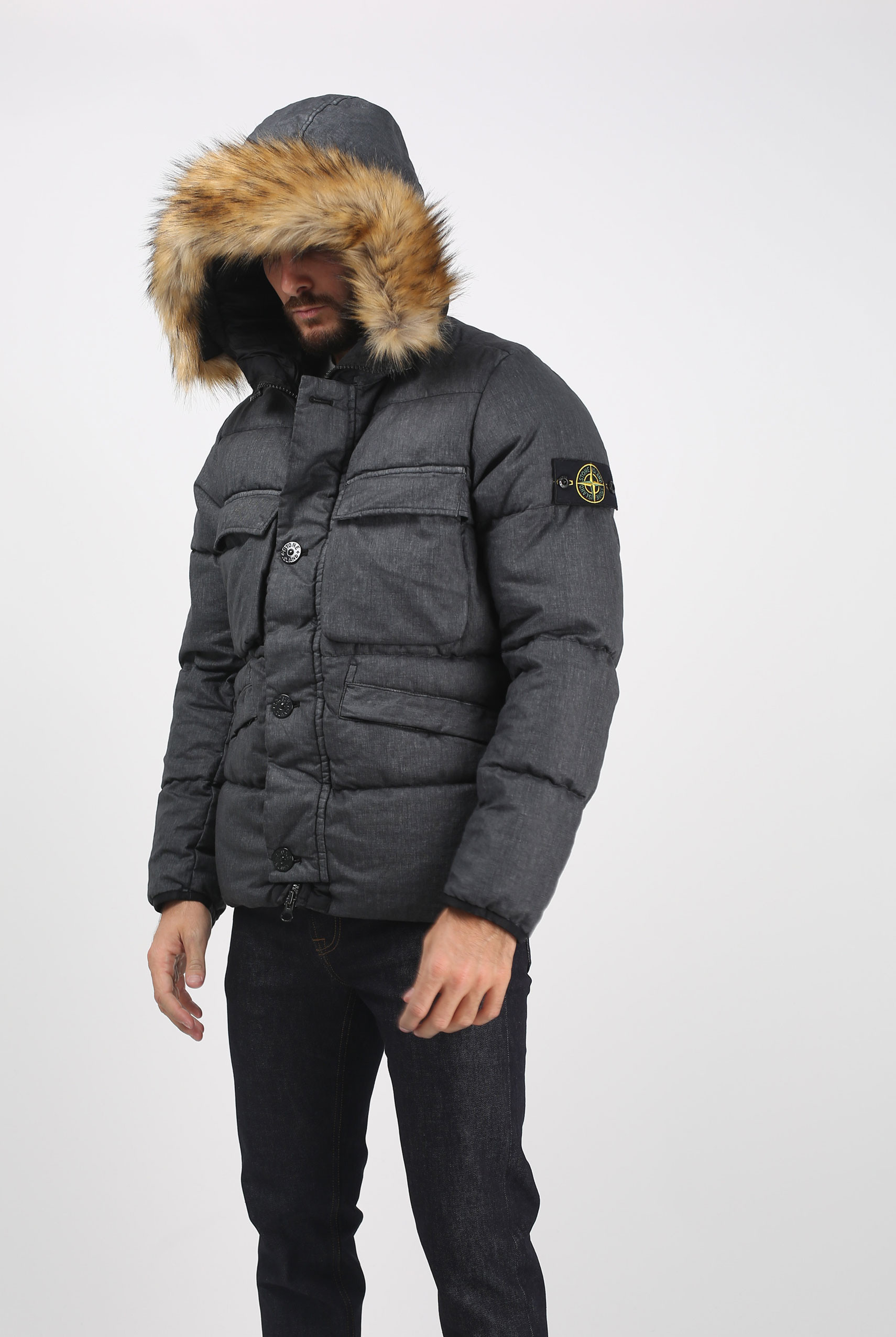 DOUDOUNE STONE ISLAND ANTHRACITE 691542833-V0029