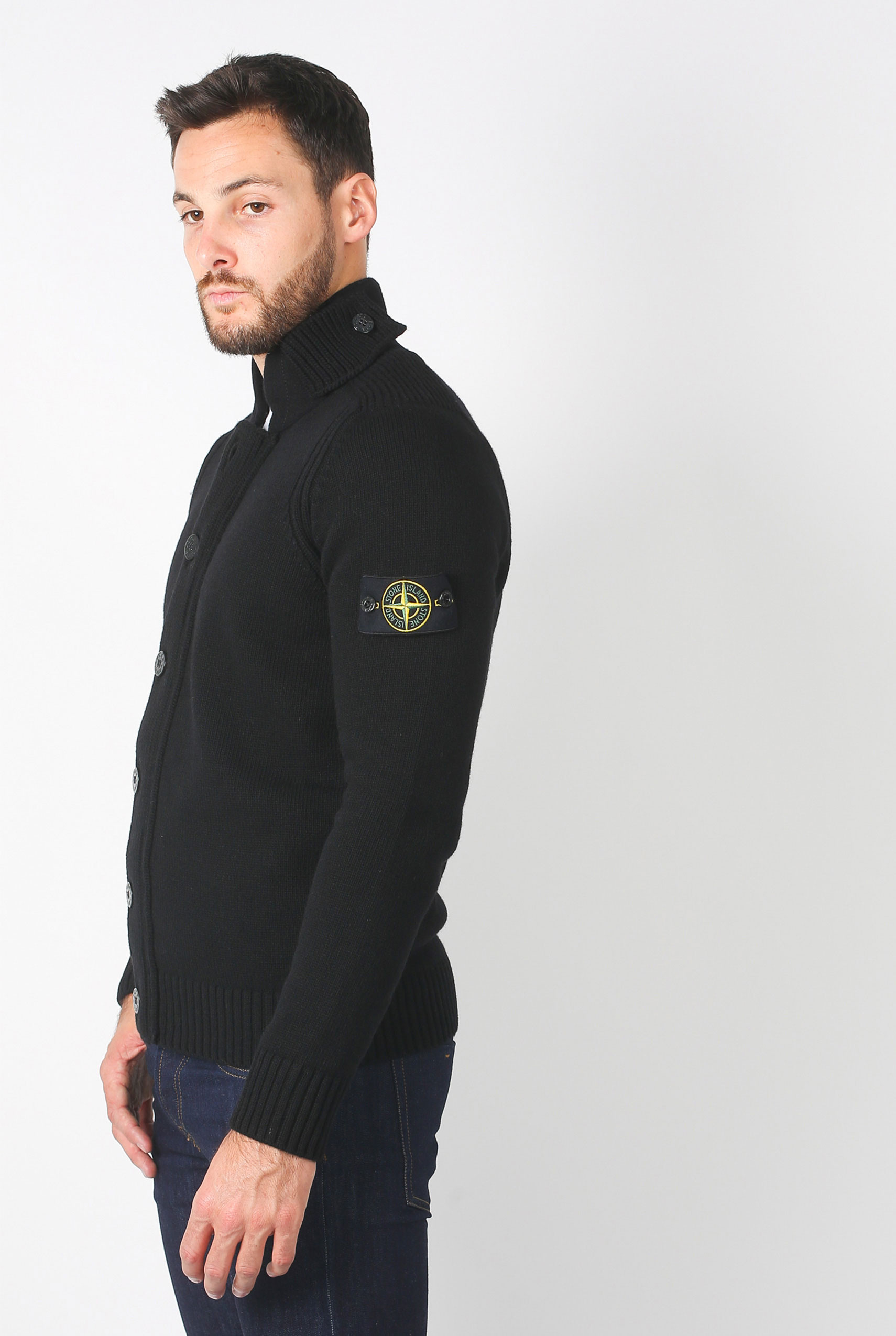 GILET STONE ISLAND NOIR 6915564A3-V0029