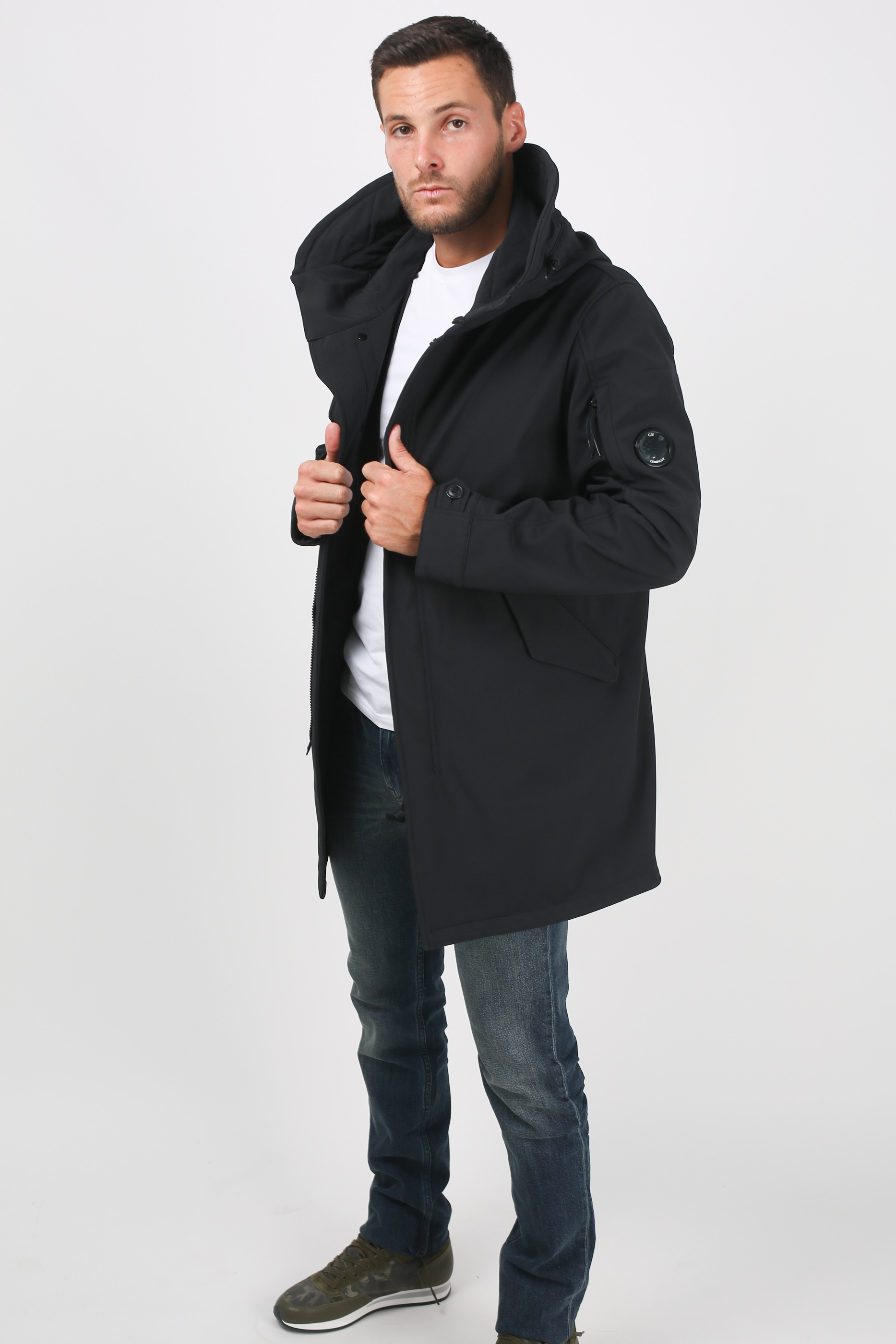 MANTEAU C.P. COMPANY NOIR W008A 5242A-392